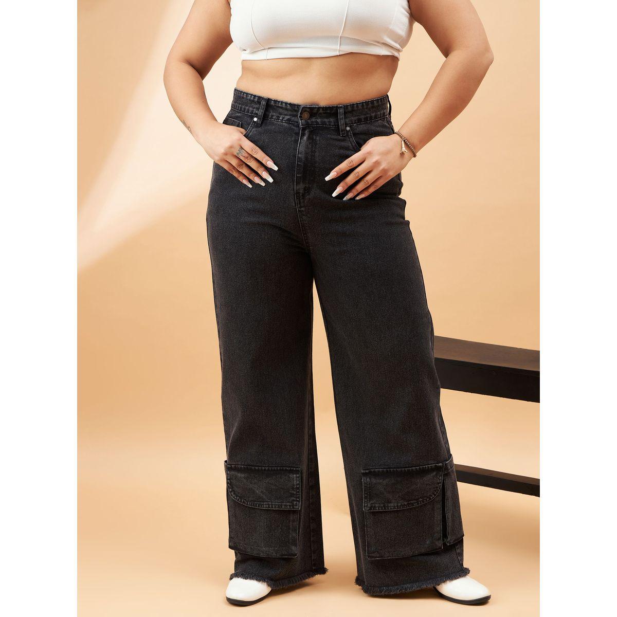 Sassafras X Styli  Plus Blast Hem Pockets Straight Jeans-women-clothing-bottoms-jeans-image-1