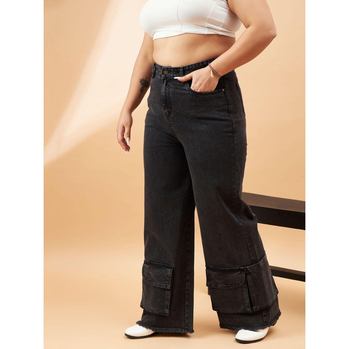 Sassafras X Styli  Plus Blast Hem Pockets Straight Jeans-women-clothing-bottoms-jeans-image-3