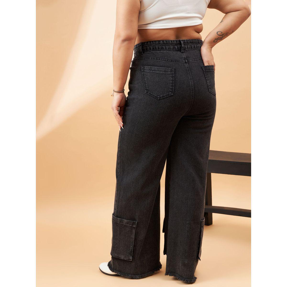 Sassafras X Styli  Plus Blast Hem Pockets Straight Jeans-women-clothing-bottoms-jeans-image-5