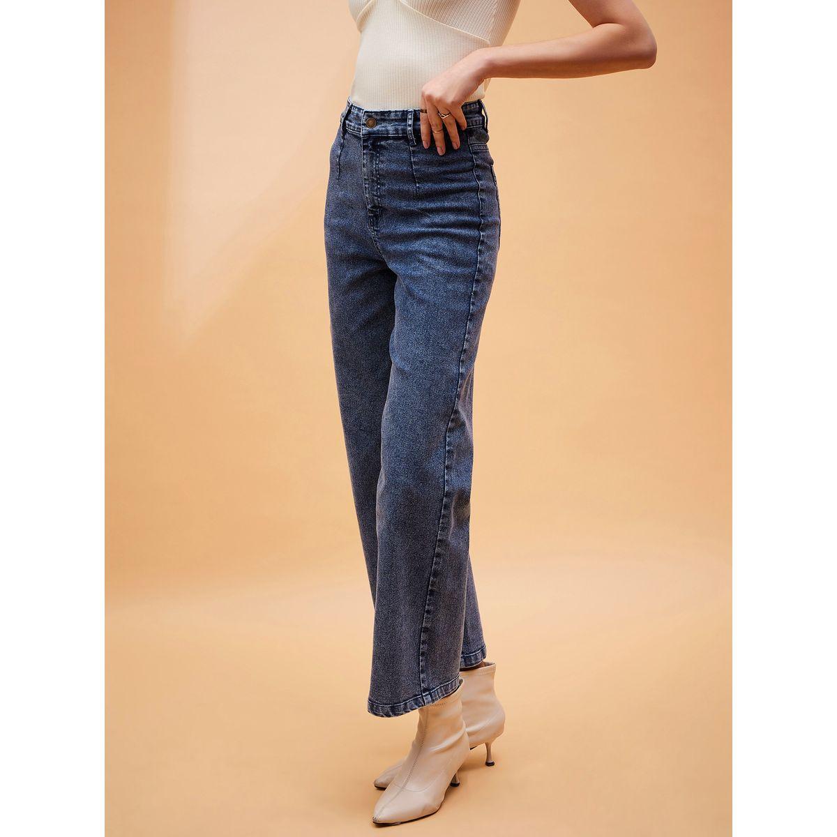 Sassafras X Styli  High Rise Front Dart Jeans with Back Pockets-women-clothing-bottoms-jeans-image-3