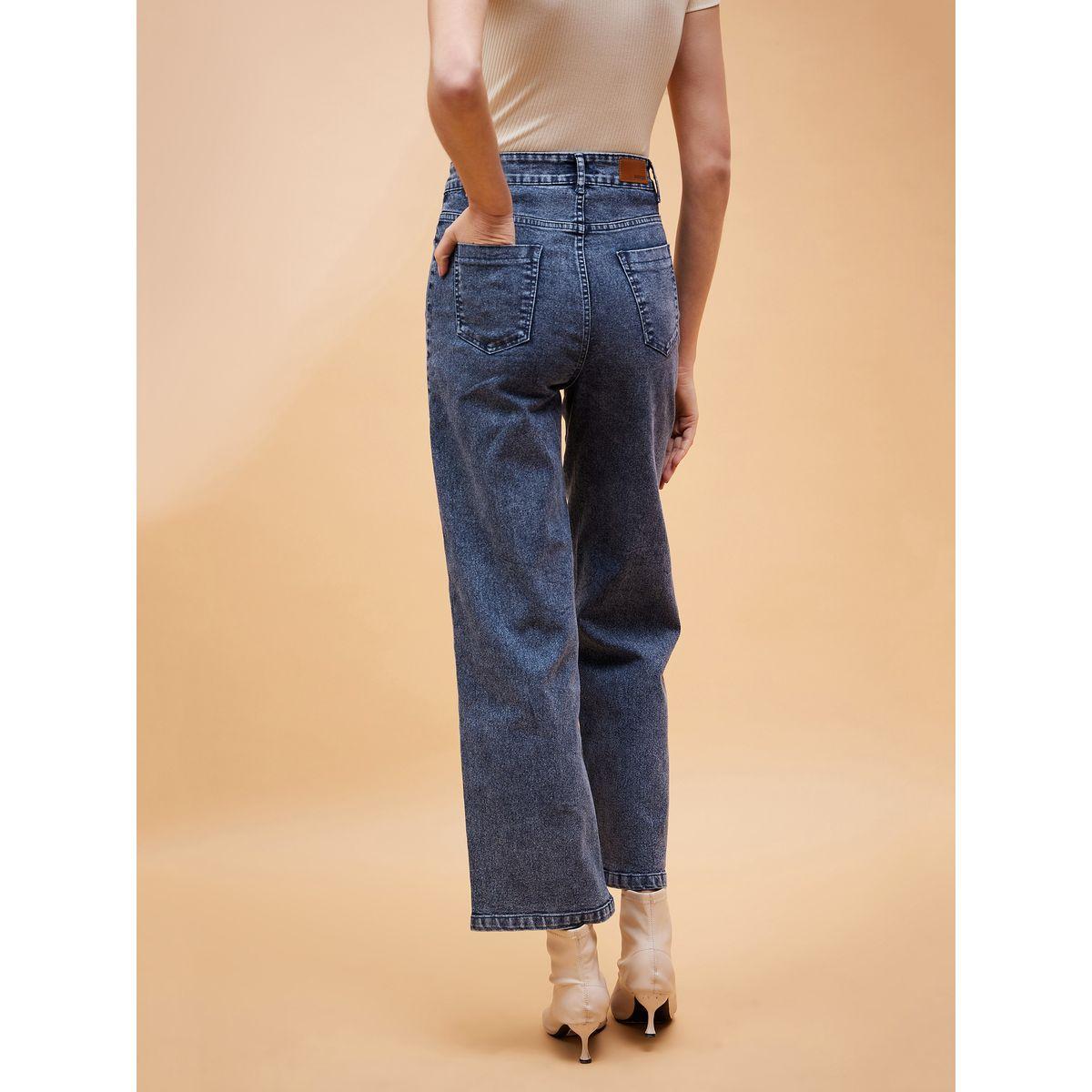 Sassafras X Styli  High Rise Front Dart Jeans with Back Pockets-women-clothing-bottoms-jeans-image-5