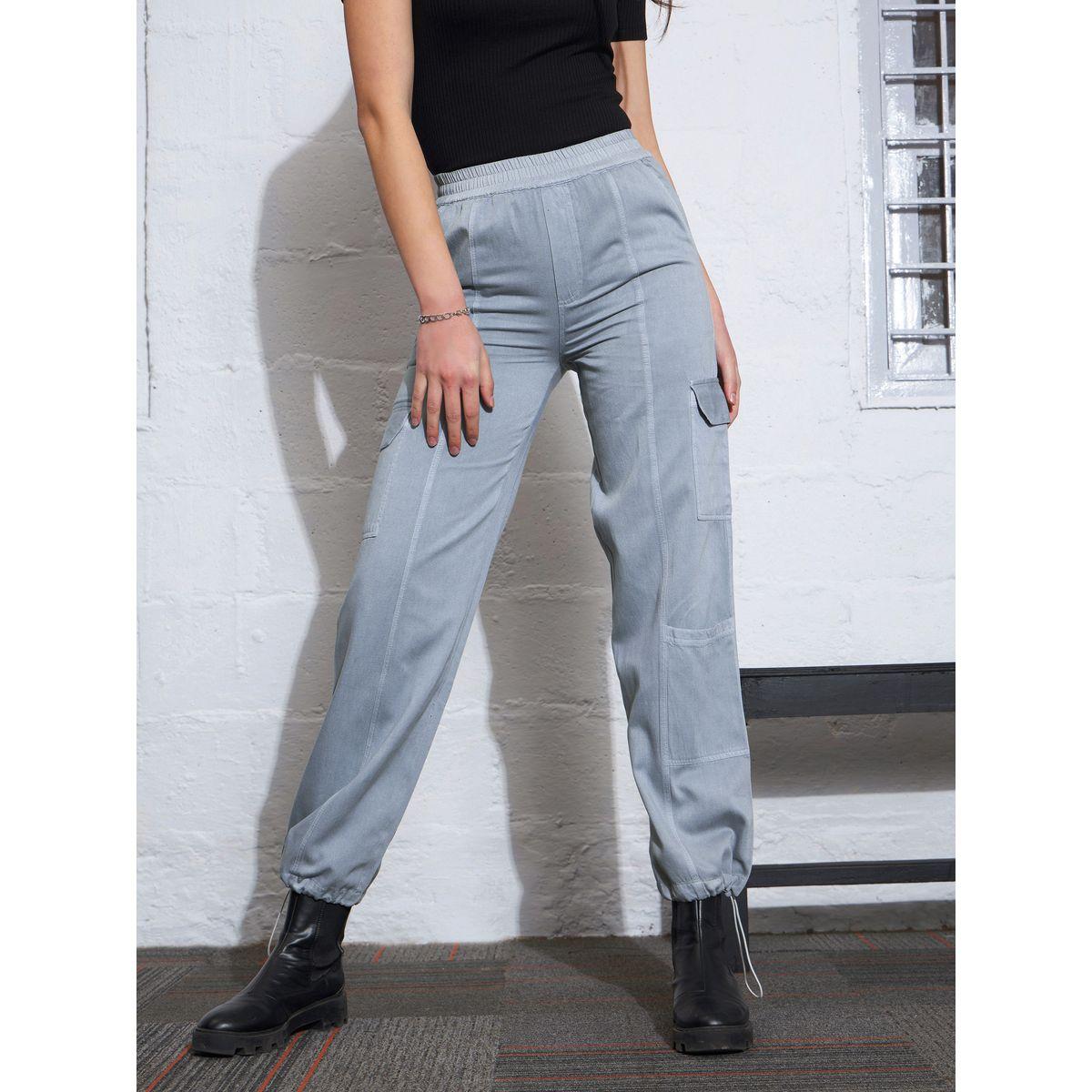 Sassafras X Styli  Twill Multi Pocket Cargo Jogger-women-clothing-bottoms-joggers-image-1