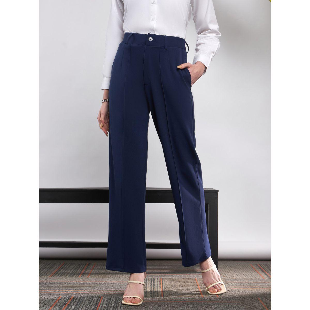 Sassafras X Styli  Front Darted Knitted Straight Pants-women-clothing-bottoms-trousers-image-1