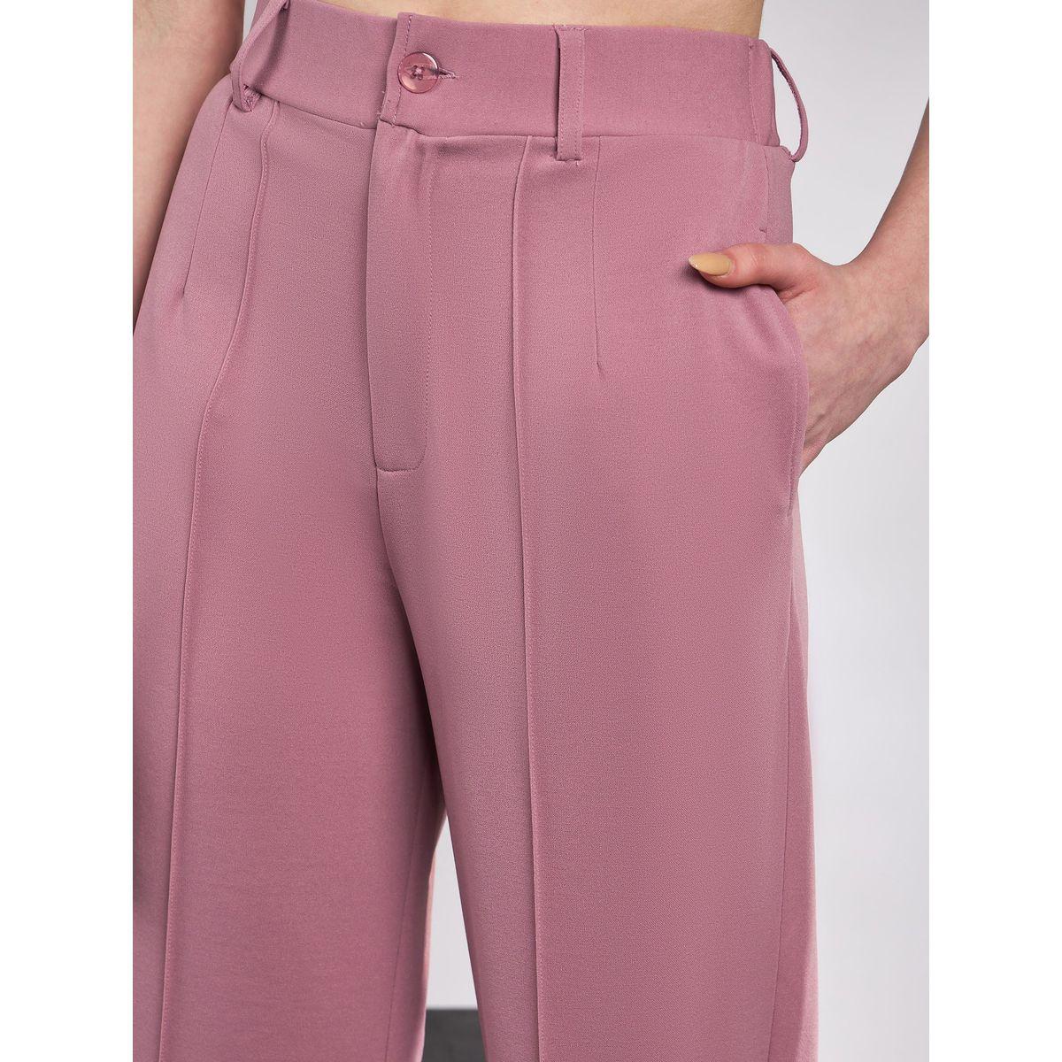 Sassafras X Styli  Front Darted Knitted Straight Pants-women-clothing-bottoms-trousers-image-4