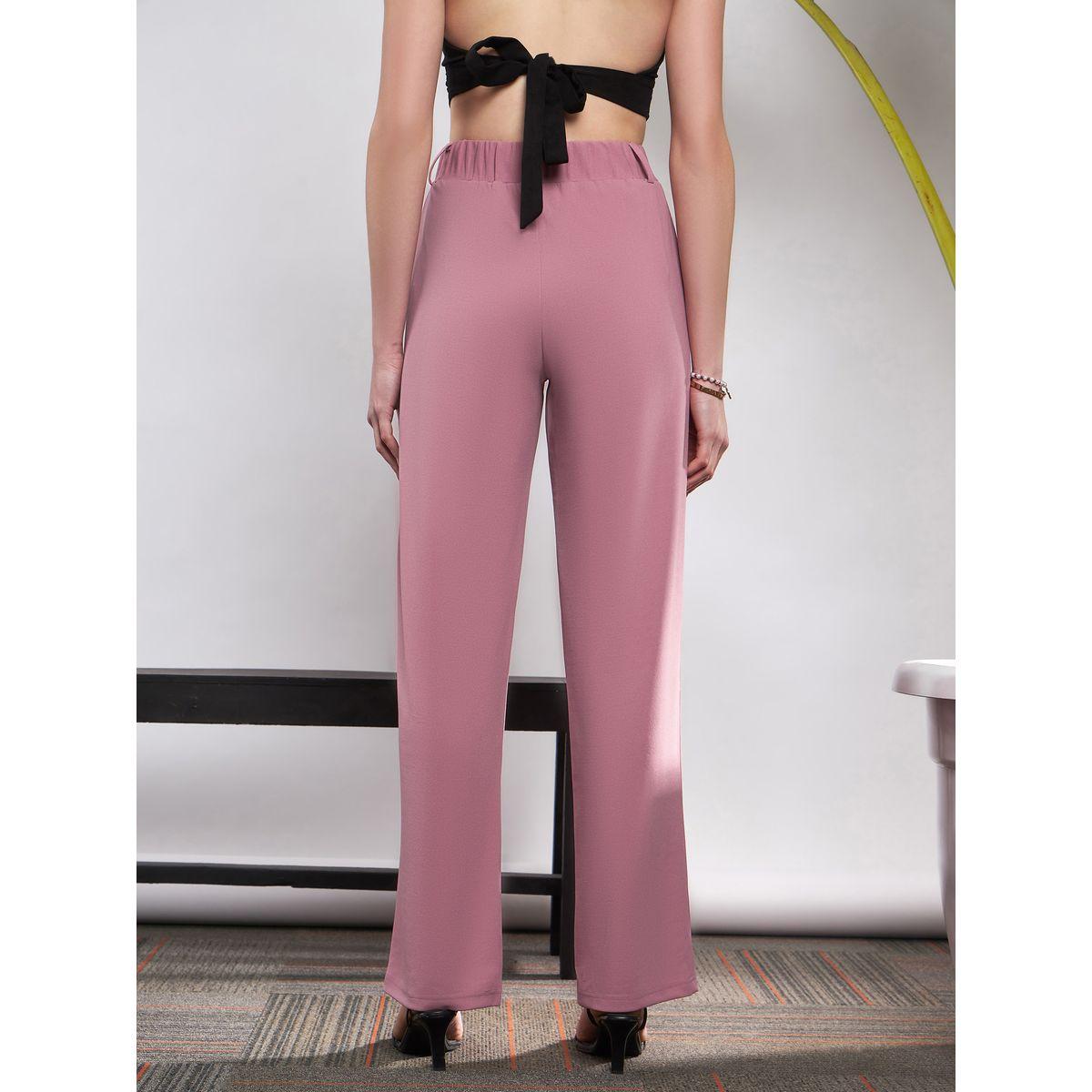 Sassafras X Styli  Front Darted Knitted Straight Pants-women-clothing-bottoms-trousers-image-5