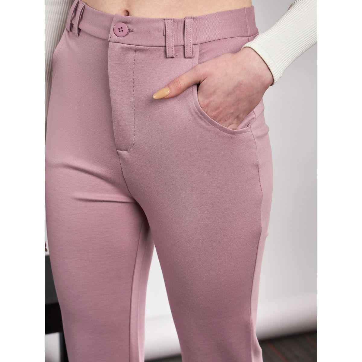 Sassafras X Styli  Solid Knit Bell Bottom Pants-women-clothing-bottoms-trousers-image-4