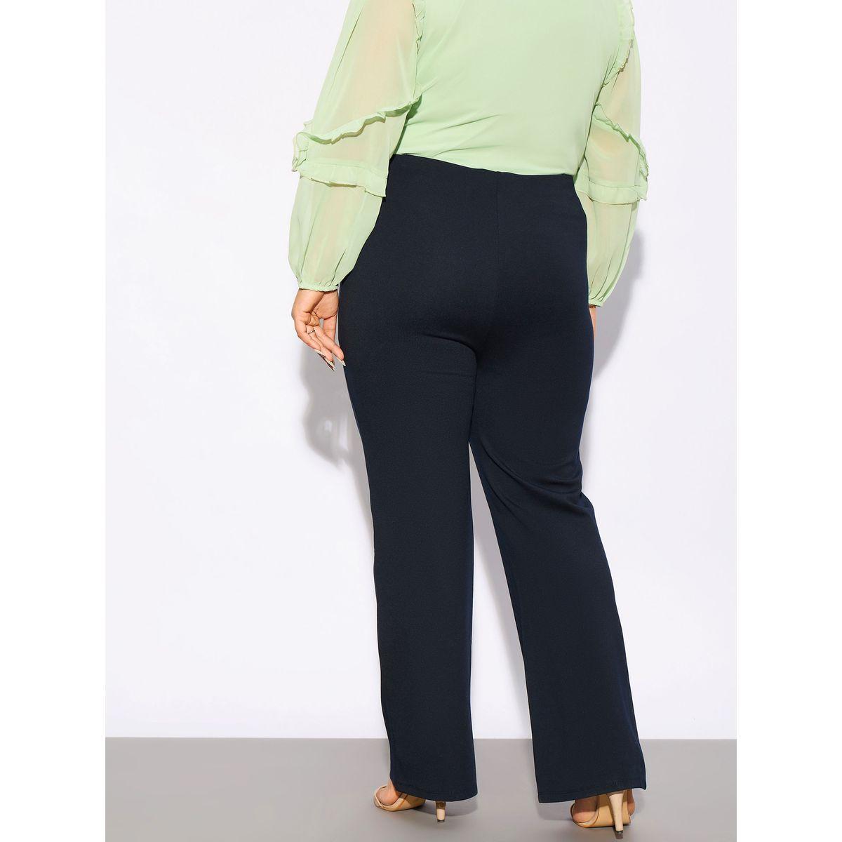 Sassafras X Styli  Plus Front Seam Detail Straight Pants-women-clothing-bottoms-trousers-image-5