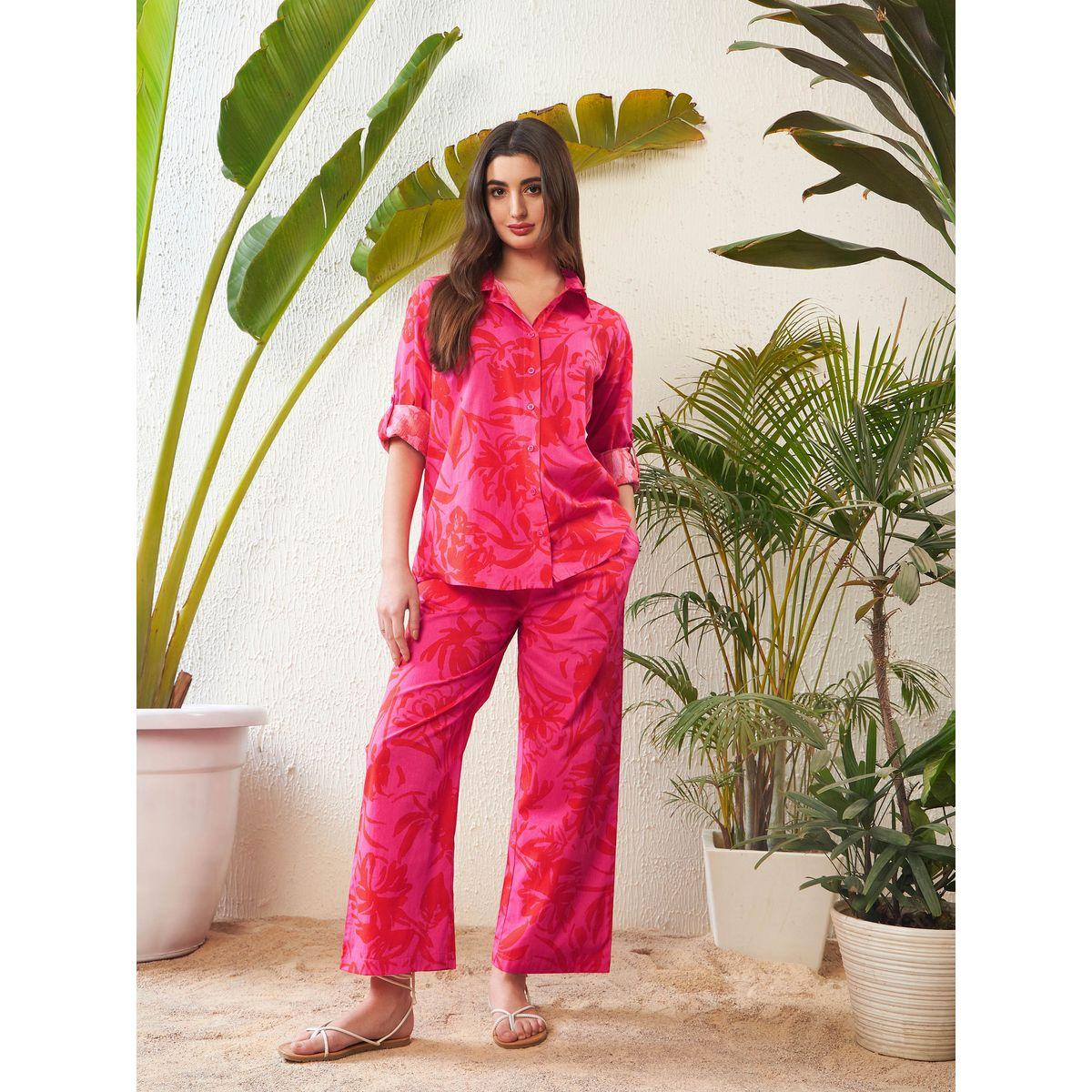 بلوزة بطبعة زهور مع اكمام بطية ساسافراس × ستايلي-women-clothing-shirtsandblouses-shirts-image-7