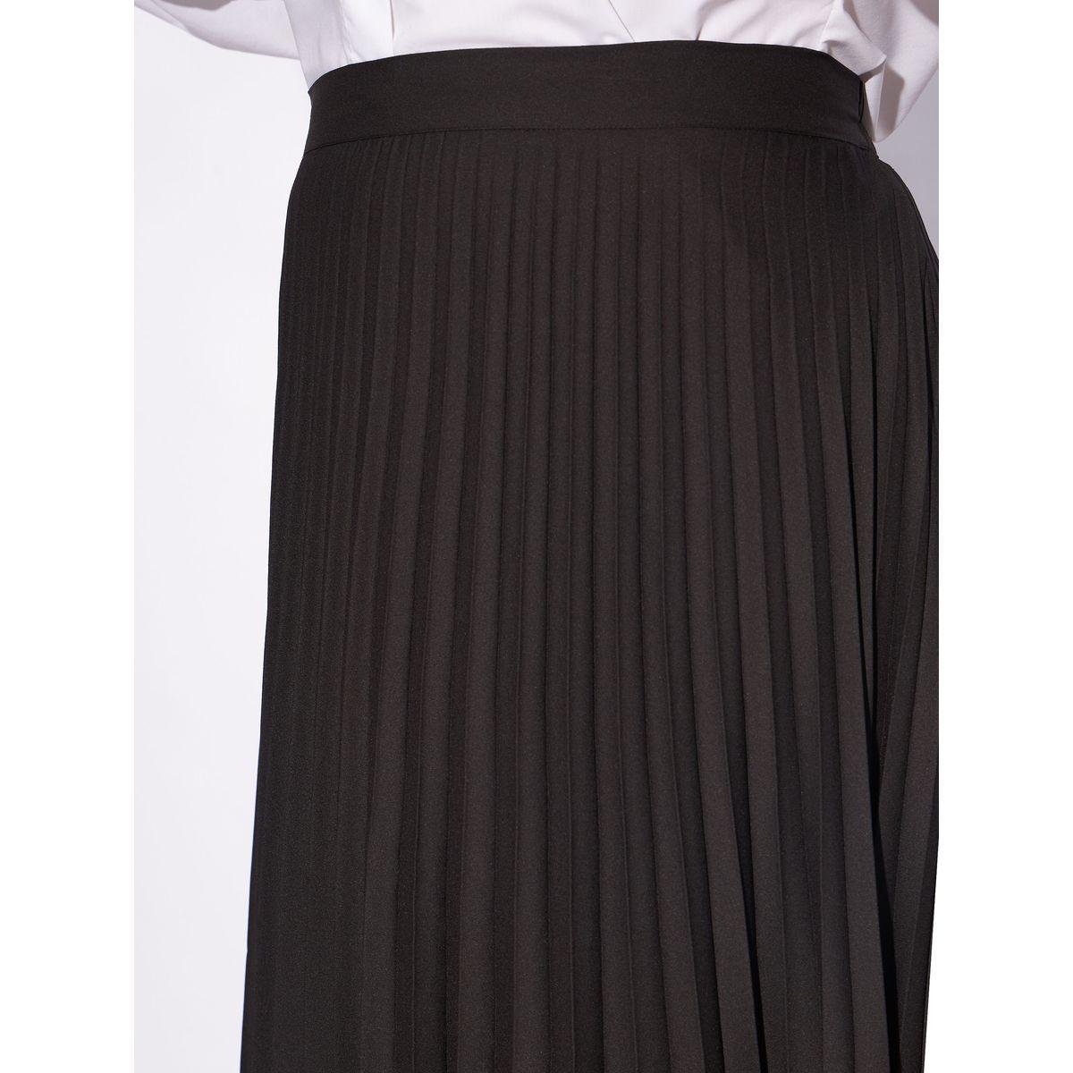 Sassafras X Styli  Plus Accordion Pleated Maxi Skirt-women-clothing-bottoms-skirts-image-4