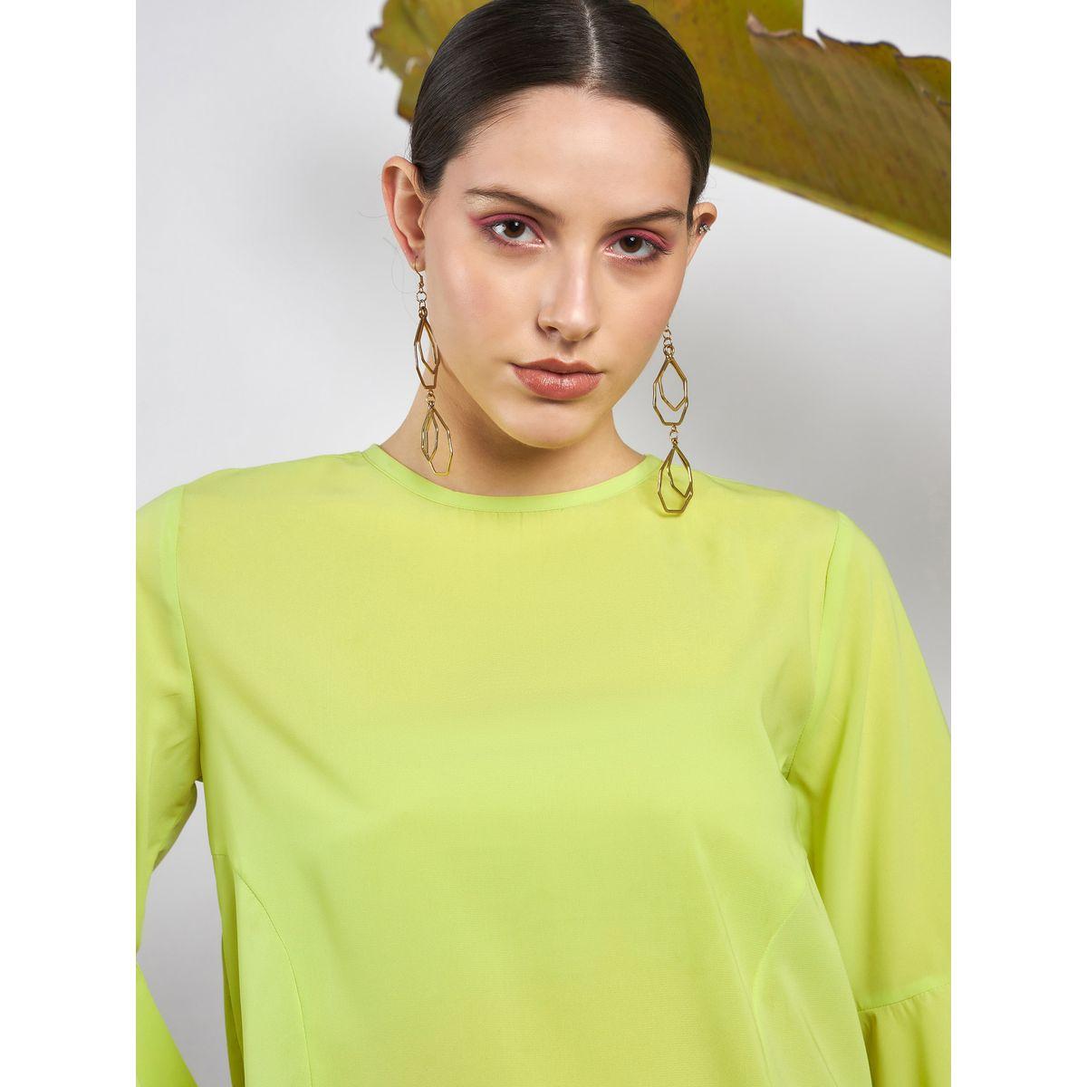 بلوزة سادة باكمام كشكش ساسافراس × ستايلي-women-clothing-shirtsandblouses-blouses-image-4