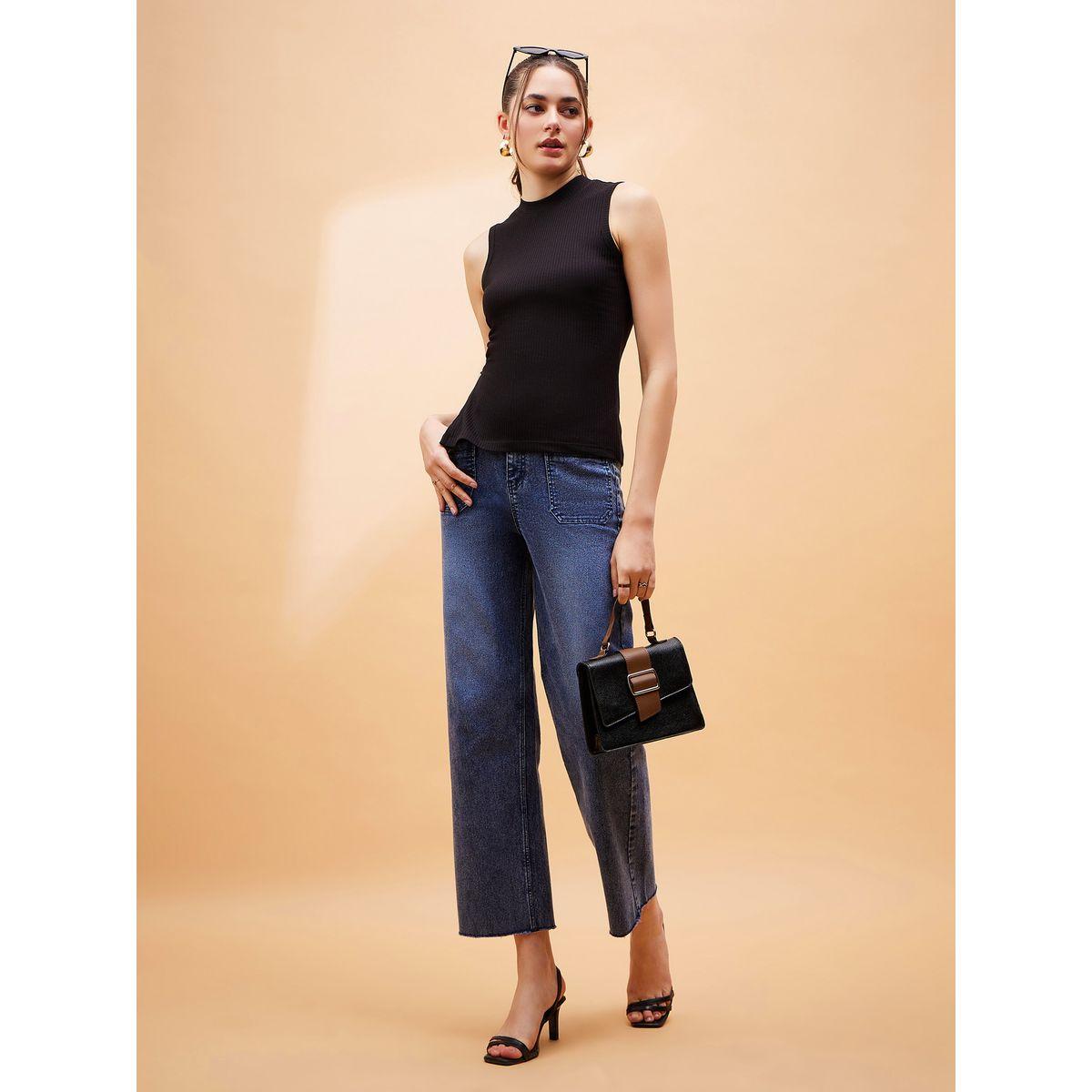 Sassafras X Styli  Ribbed Side Slit Sleeveless Top-women-clothing-shirtsandblouses-blouses-image-2
