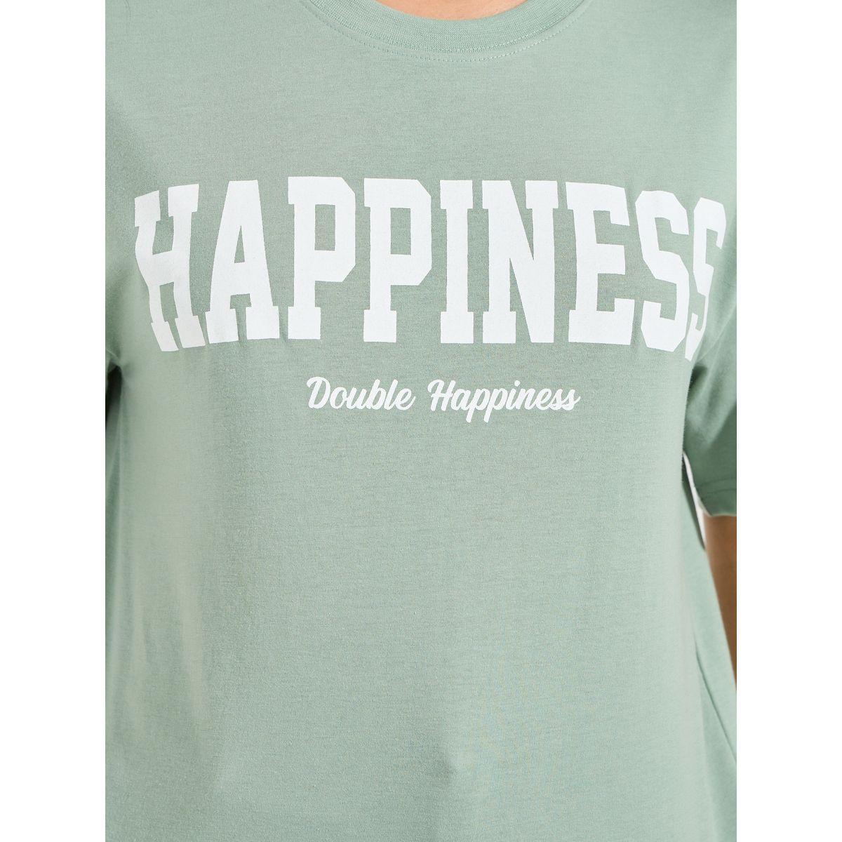 Styli Oversized Slogan Print T-Shirt with Dropped Shoulder-women-clothing-tshirts-image-5