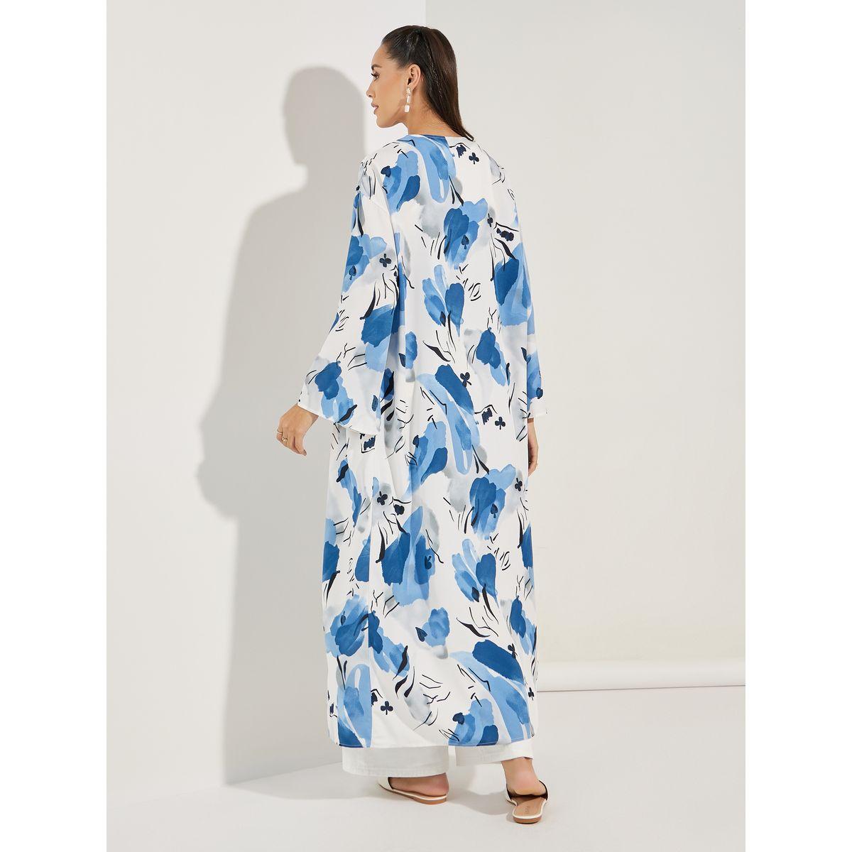 Styli All Over Print Maxi Kimono-women-clothing-shirtsandblouses-shirts-image-4
