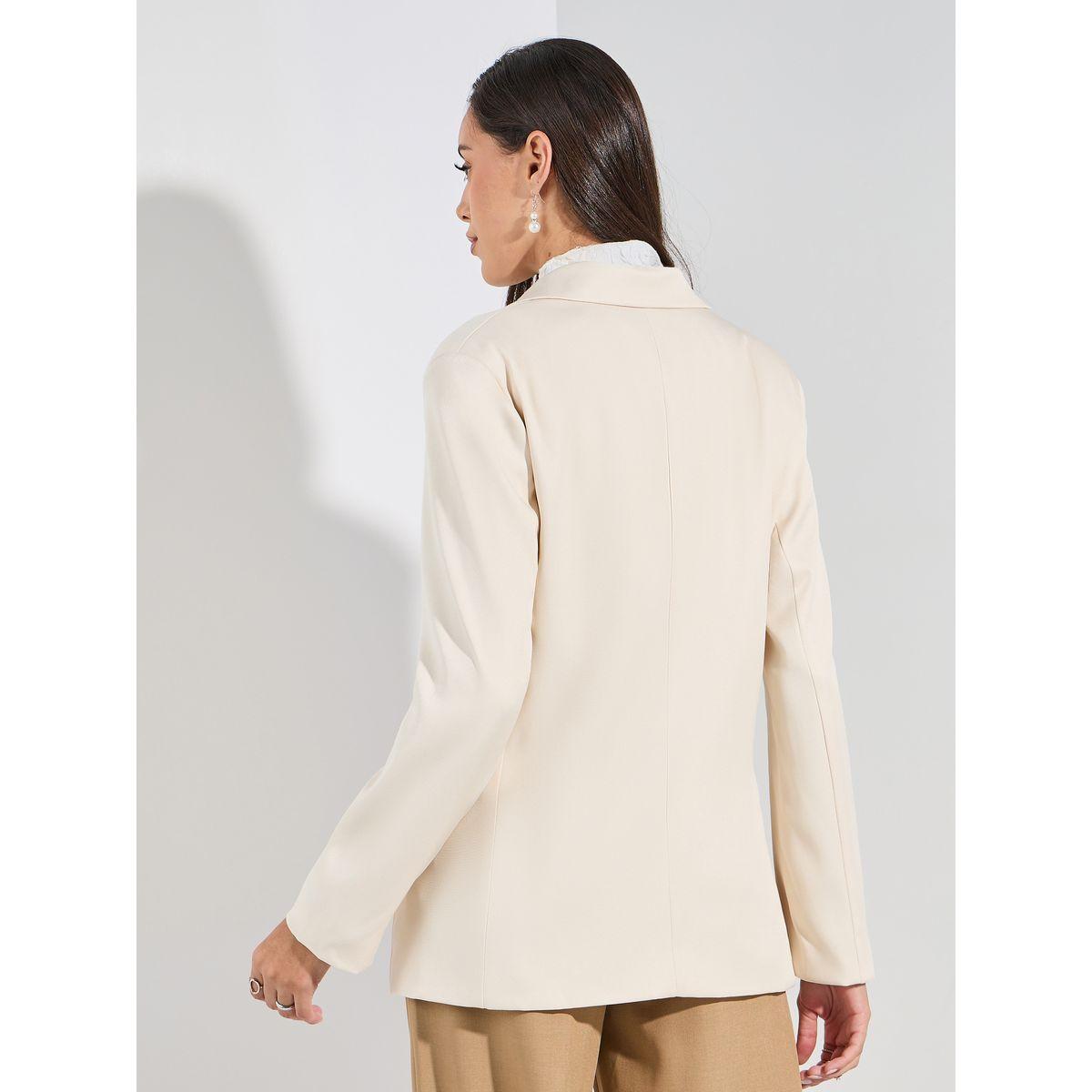 Styli Regular Fit Longline Blazer with Flap Detail-women-clothing-coatsandjackets-blazers-image-5