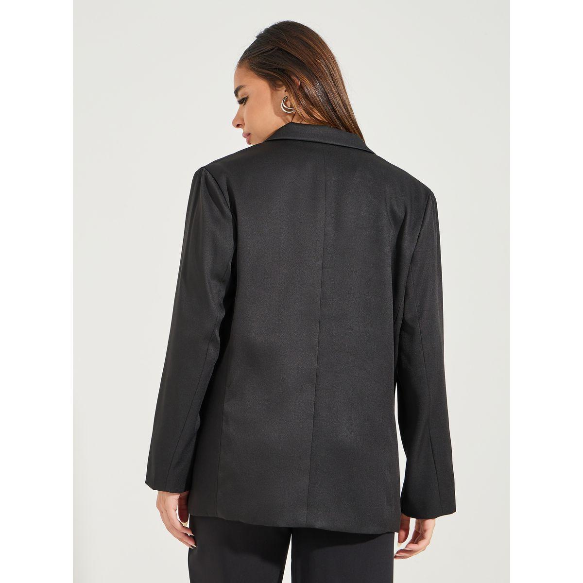 بليزر بقصة فضفاضة وصدر مزدوج-women-clothing-coatsandjackets-blazers-image-4