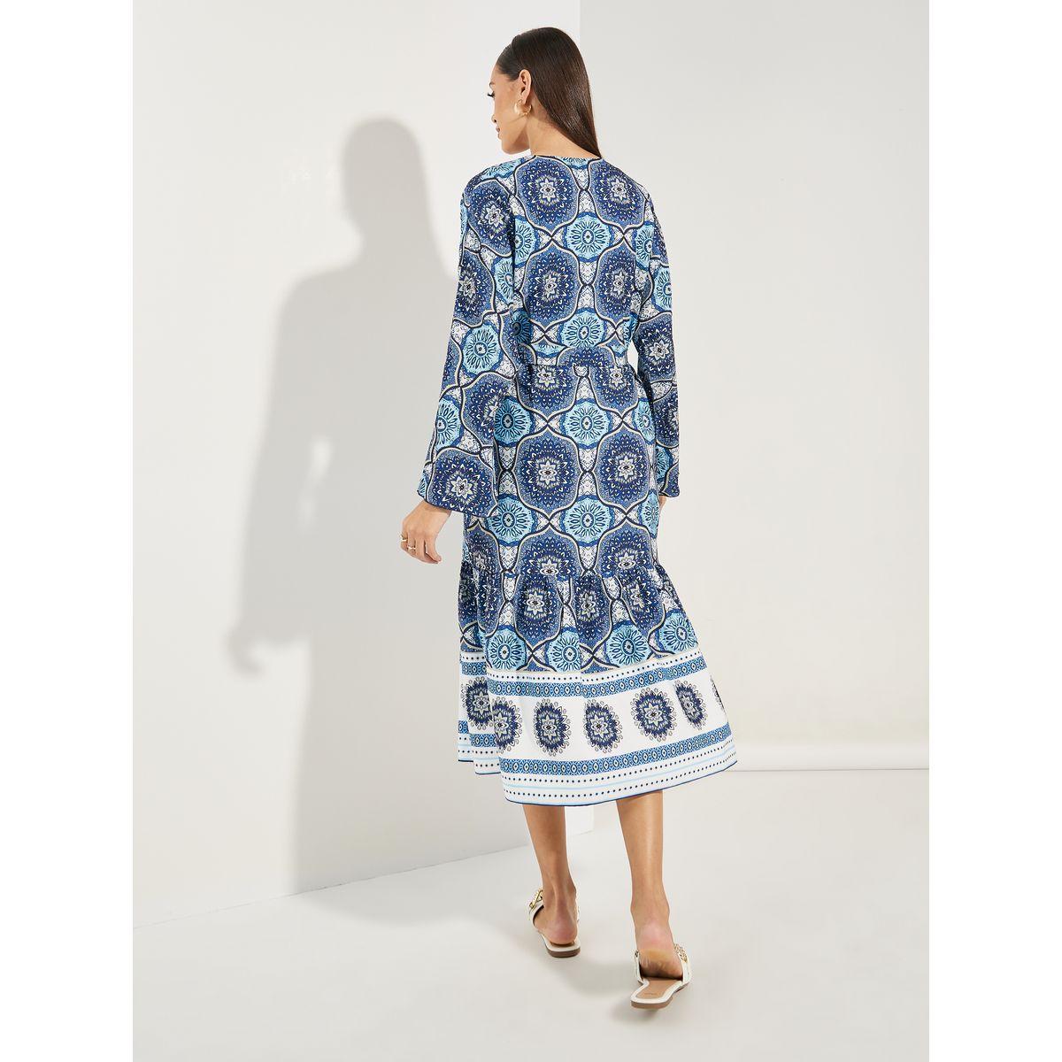 Styli All Over Print Midi Kimono-women-clothing-shirtsandblouses-shirts-image-6