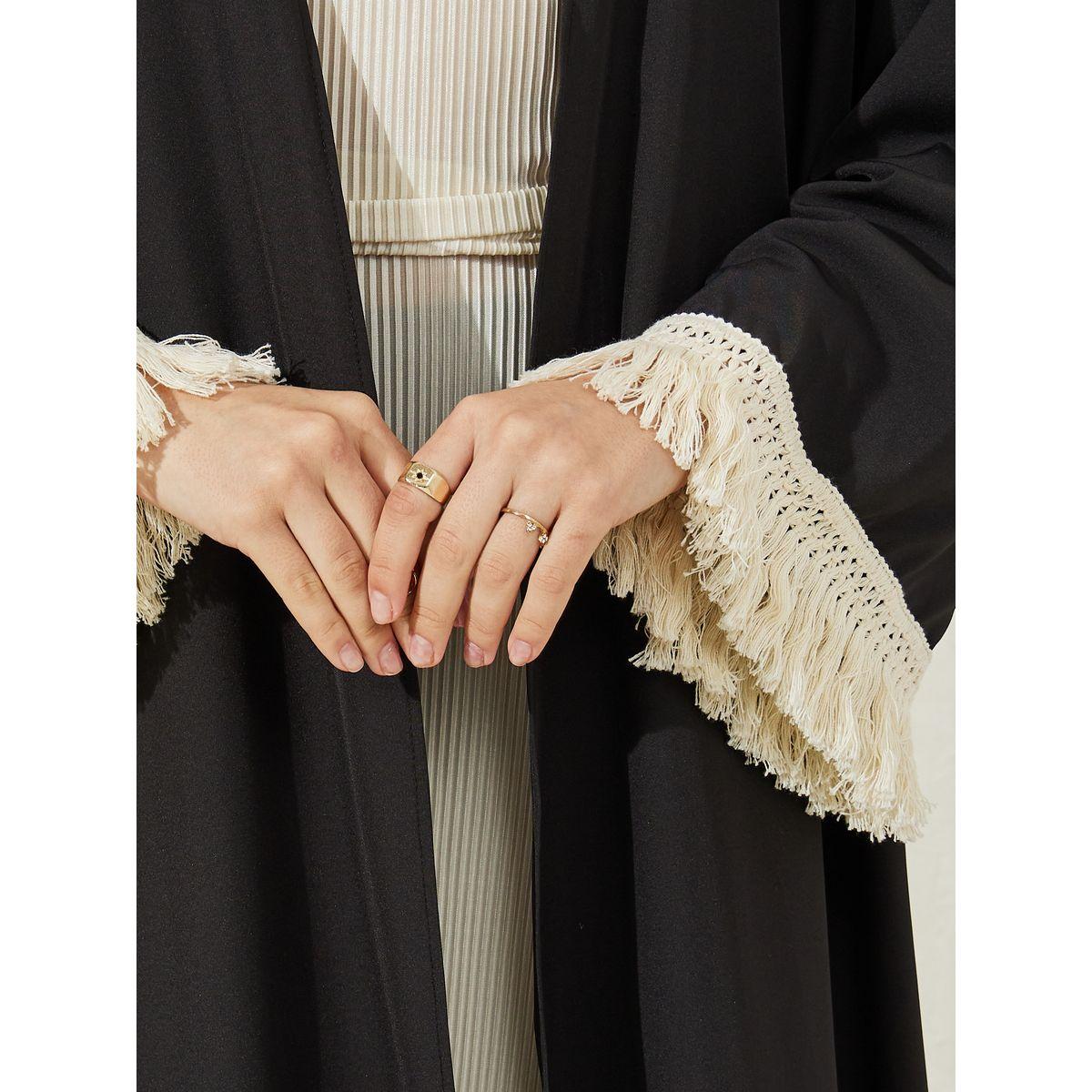 Styli Tassel Trim Detail Midi Kimono-women-clothing-shirtsandblouses-shirts-image-4