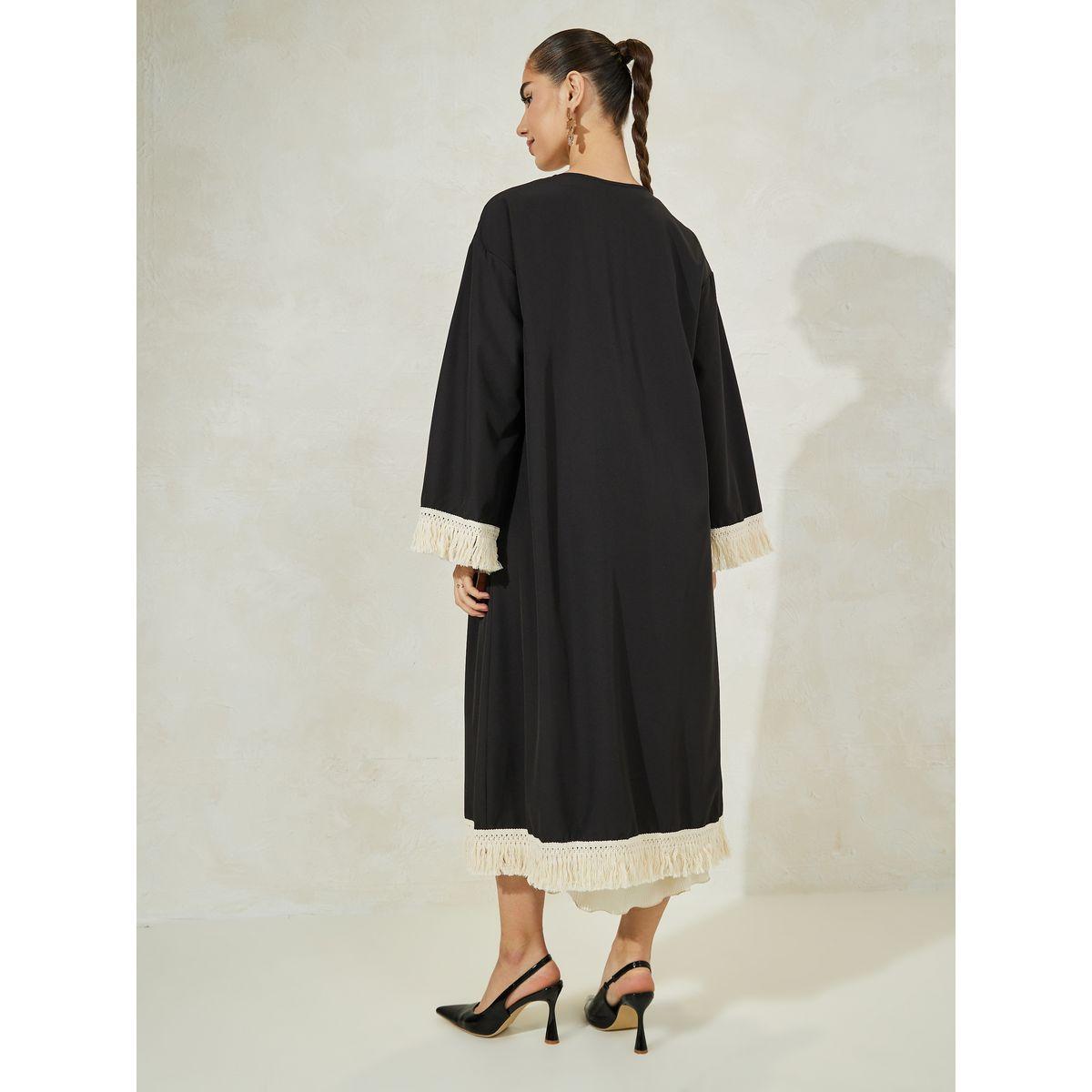 Styli Tassel Trim Detail Midi Kimono-women-clothing-shirtsandblouses-shirts-image-5