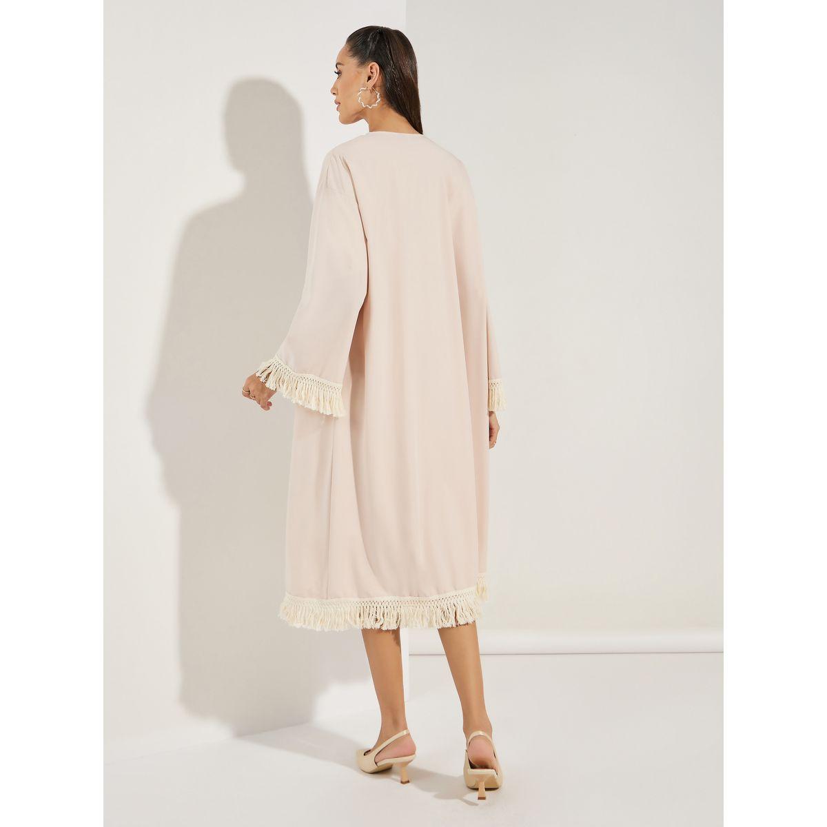 Styli Tassel Trim Detail Midi Kimono-women-clothing-shirtsandblouses-shirts-image-4