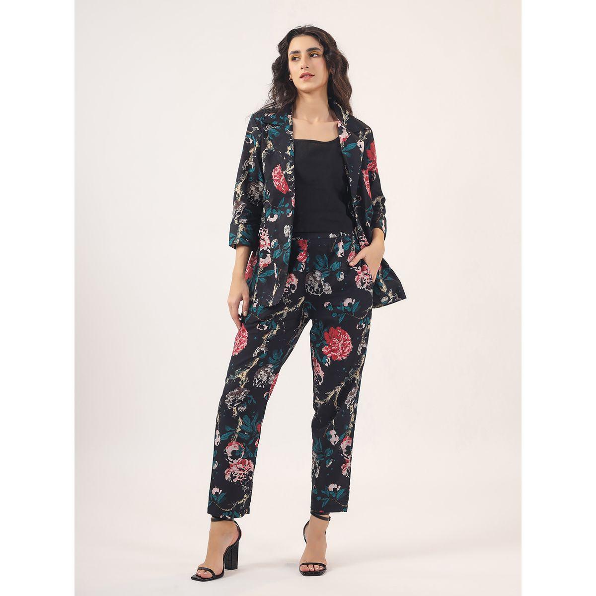 طقم منسق من كامي سادة مع بلوزة وبنطال سانسكريتي هومز × ستايلي-women-clothing-coordsets-image-1