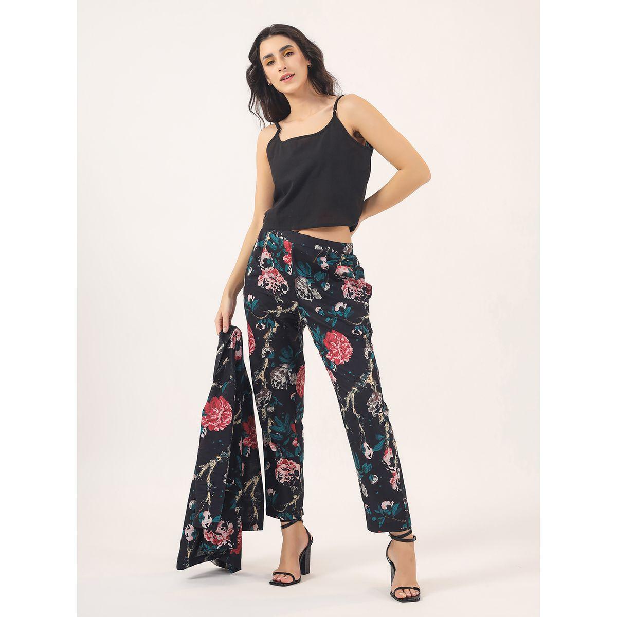 طقم منسق من كامي سادة مع بلوزة وبنطال سانسكريتي هومز × ستايلي-women-clothing-coordsets-image-2