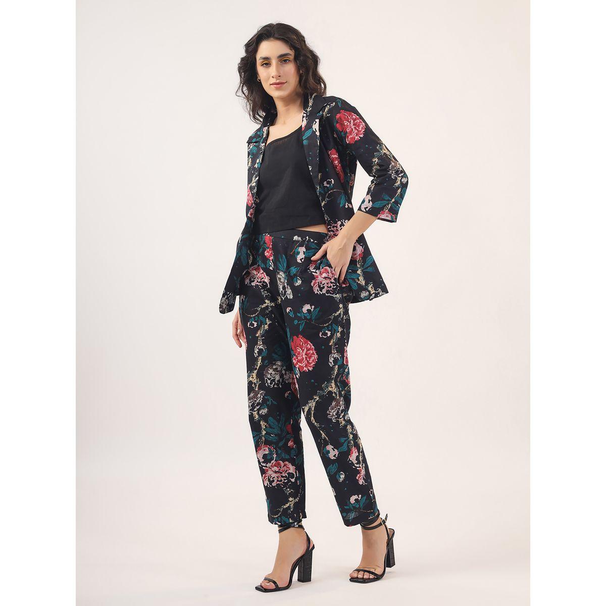 طقم منسق من كامي سادة مع بلوزة وبنطال سانسكريتي هومز × ستايلي-women-clothing-coordsets-image-4