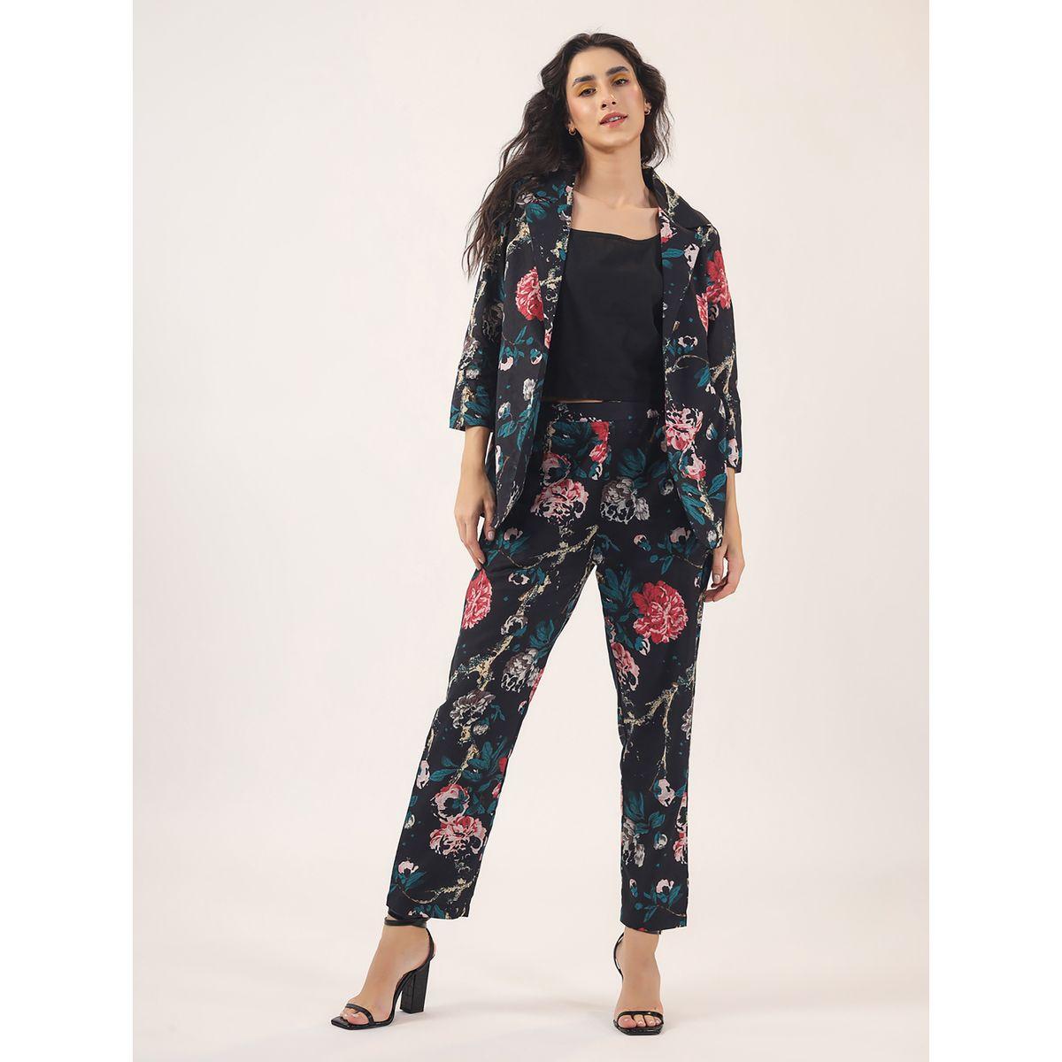 طقم منسق من كامي سادة مع بلوزة وبنطال سانسكريتي هومز × ستايلي-women-clothing-coordsets-image-5