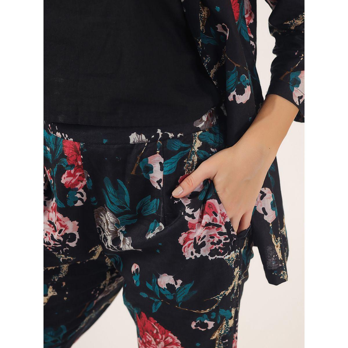 طقم منسق من كامي سادة مع بلوزة وبنطال سانسكريتي هومز × ستايلي-women-clothing-coordsets-image-7