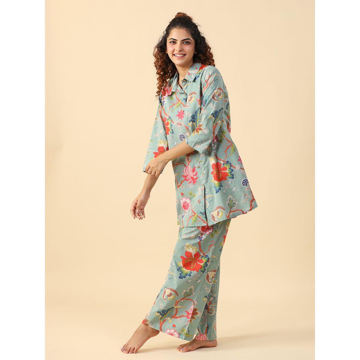 طقم منسق من بنطال بارجل واسعة وبلوزة طويلة سانسكريتي هومز × ستايلي-women-clothing-coordsets-image-5