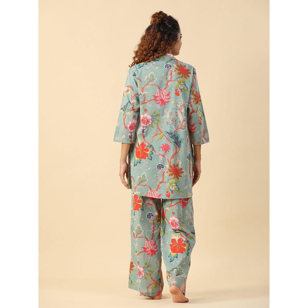 طقم منسق من بنطال بارجل واسعة وبلوزة طويلة سانسكريتي هومز × ستايلي-women-clothing-coordsets-image-6