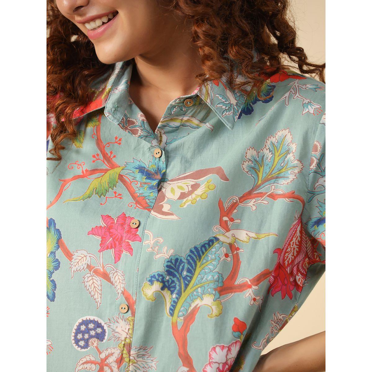 طقم منسق من بنطال بارجل واسعة وبلوزة طويلة سانسكريتي هومز × ستايلي-women-clothing-coordsets-image-8