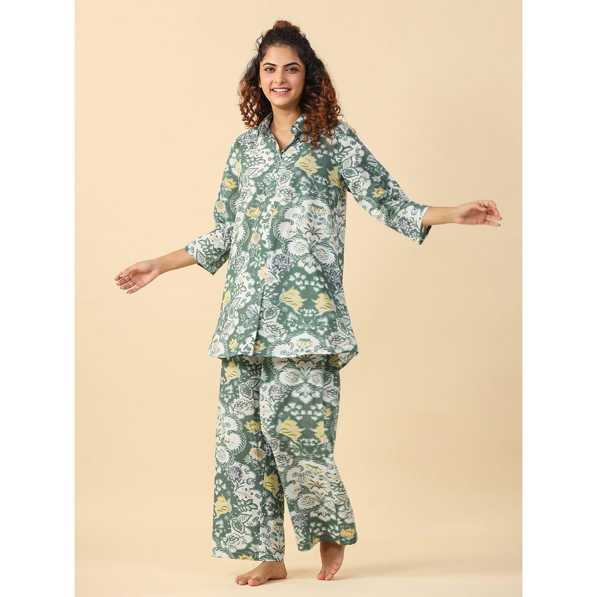 طقم منسق من بنطال بارجل واسعة وبلوزة طويلة سانسكريتي هومز × ستايلي-women-clothing-coordsets-image-4