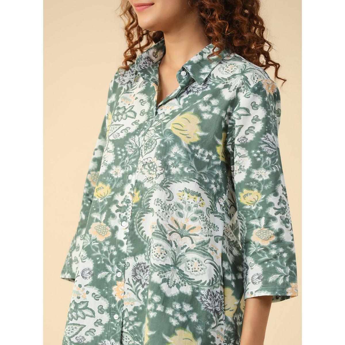 طقم منسق من بنطال بارجل واسعة وبلوزة طويلة سانسكريتي هومز × ستايلي-women-clothing-coordsets-image-6