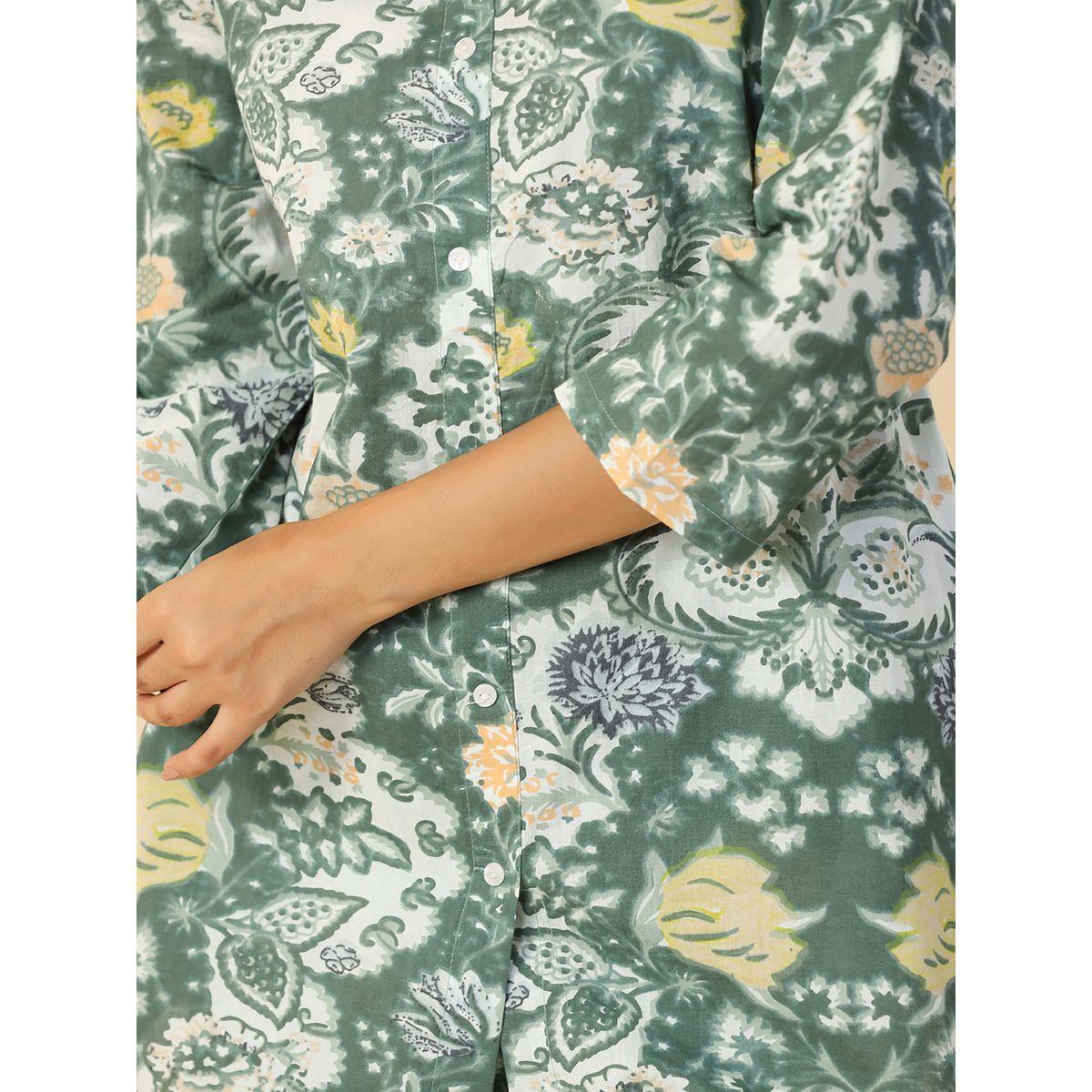 طقم منسق من بنطال بارجل واسعة وبلوزة طويلة سانسكريتي هومز × ستايلي-women-clothing-coordsets-image-9