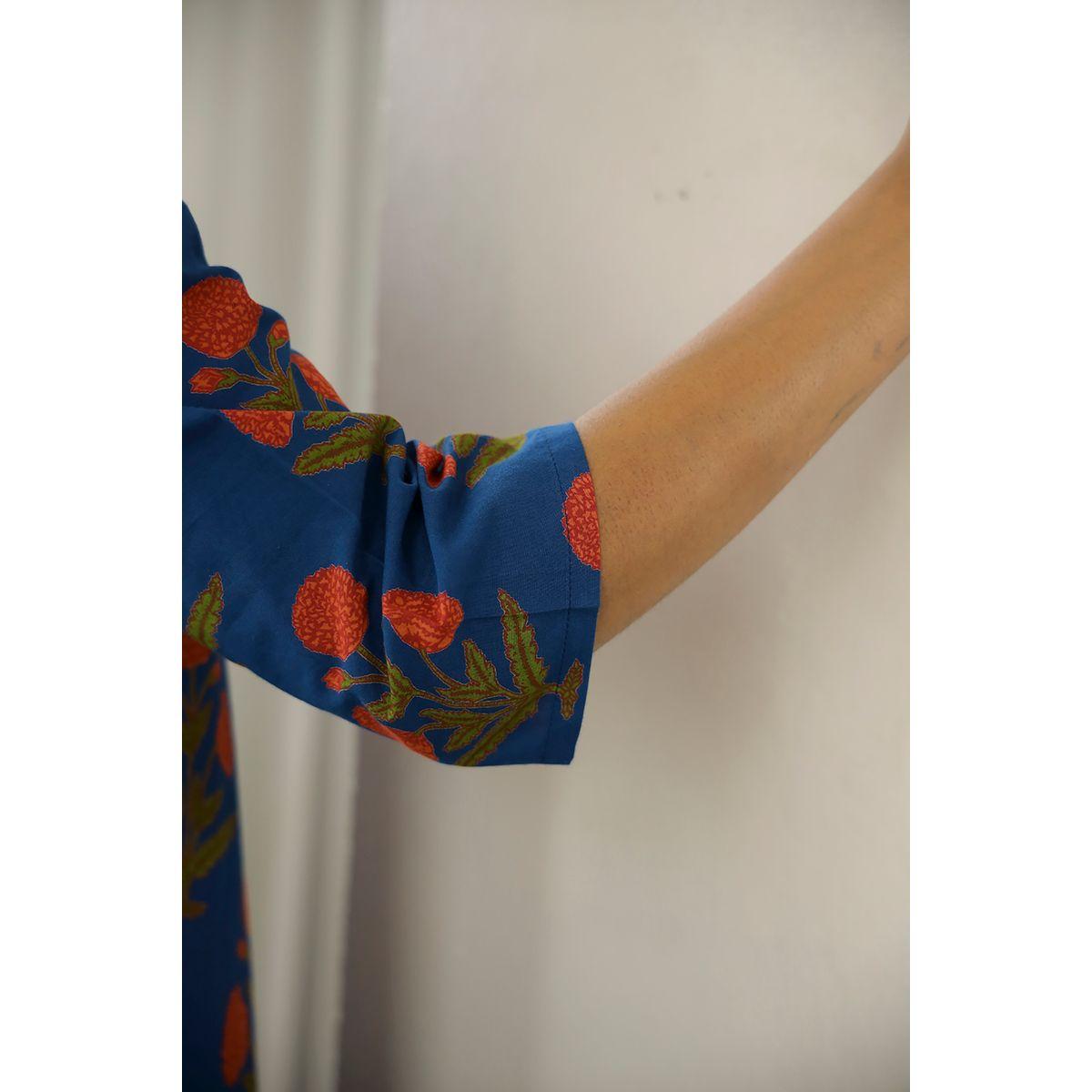 Sanskrutihomes X Styli  All Over Floral Print Longline Top & Wide Leg Pants Co-Ord-women-clothing-coordsets-image-8