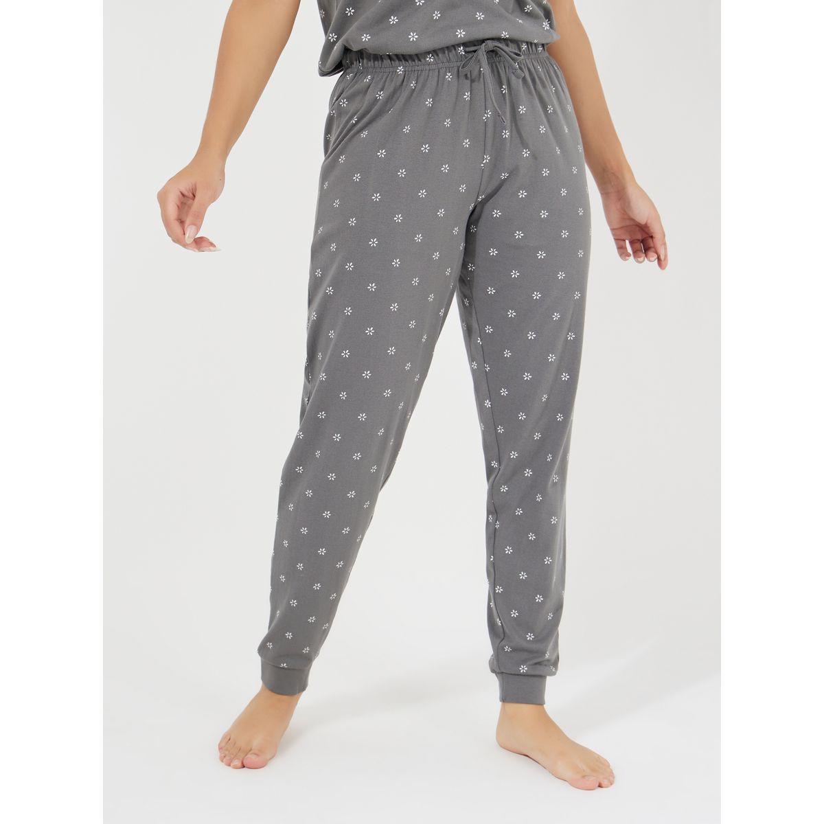 Styli Unwind AOP Floral T-Shirt & Cuffed Pyjama Set-women-clothing-nightwear-pyjamas-longsets-image-5