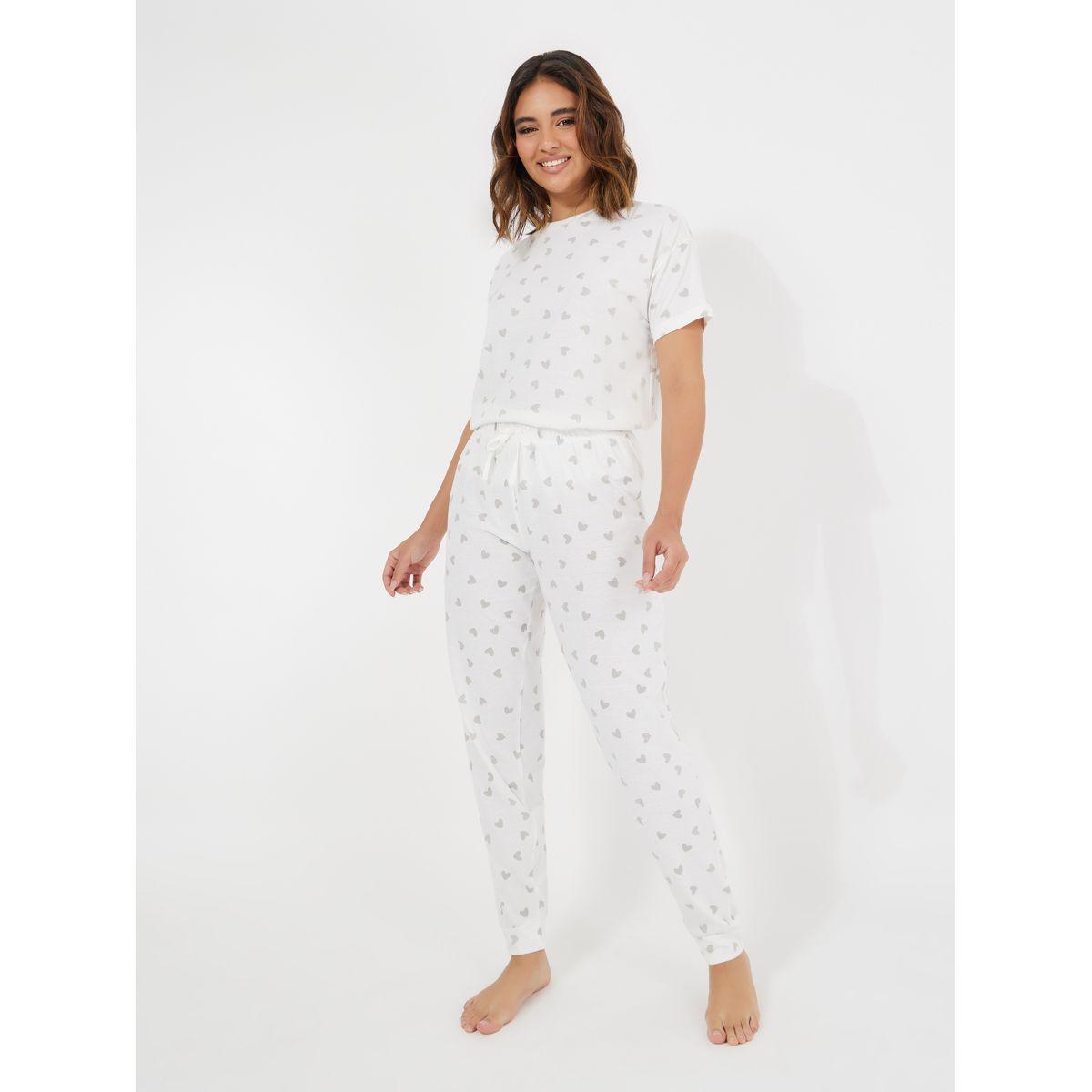 Styli Unwind AOP Heart T-Shirt & Cuffed Pyjama Set-women-clothing-nightwear-pyjamas-longsets-image-2