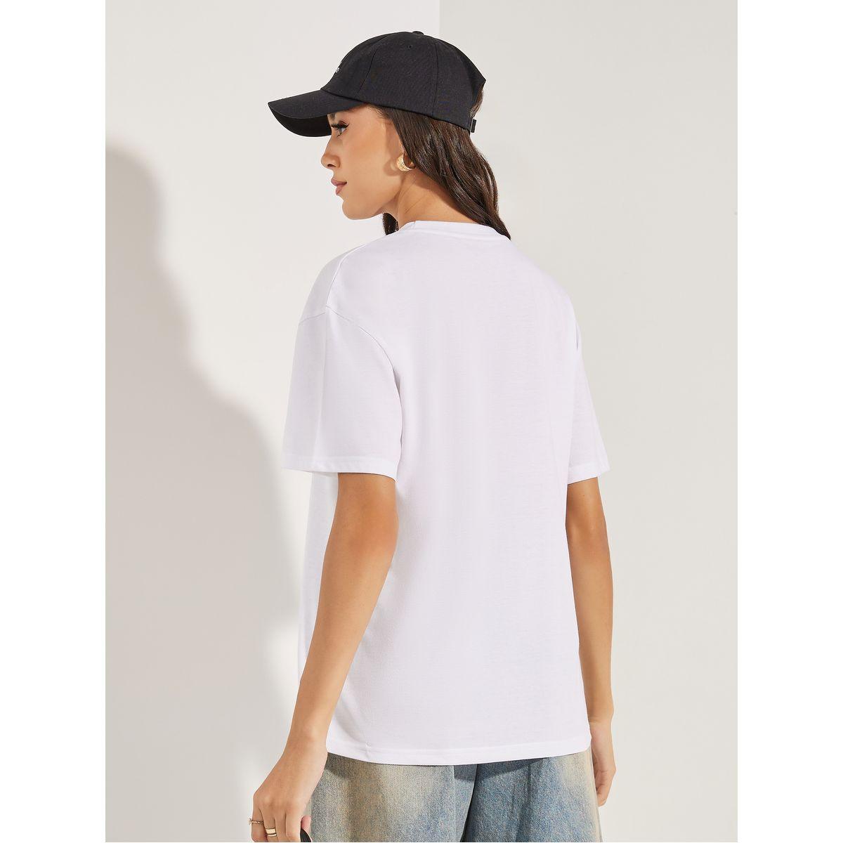 Styli Oversized Imagine The Future Slogan Print T-Shirt-women-clothing-tshirts-image-5
