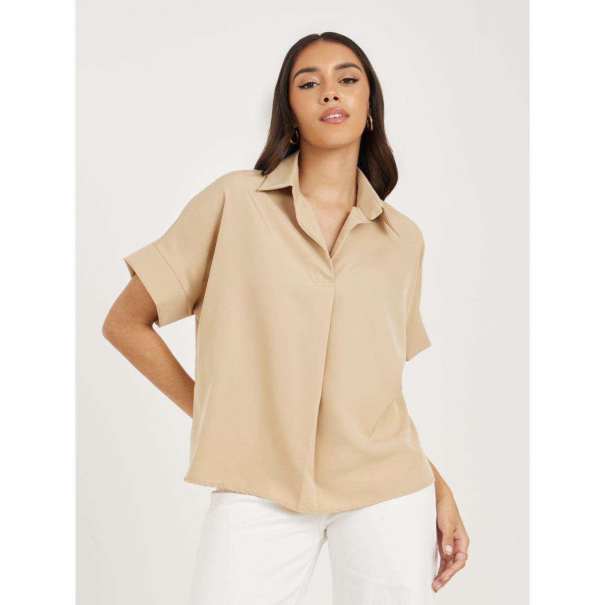 بلوزة بوكسي سادة باكمام وطواطية-women-clothing-shirtsandblouses-shirts-image-5
