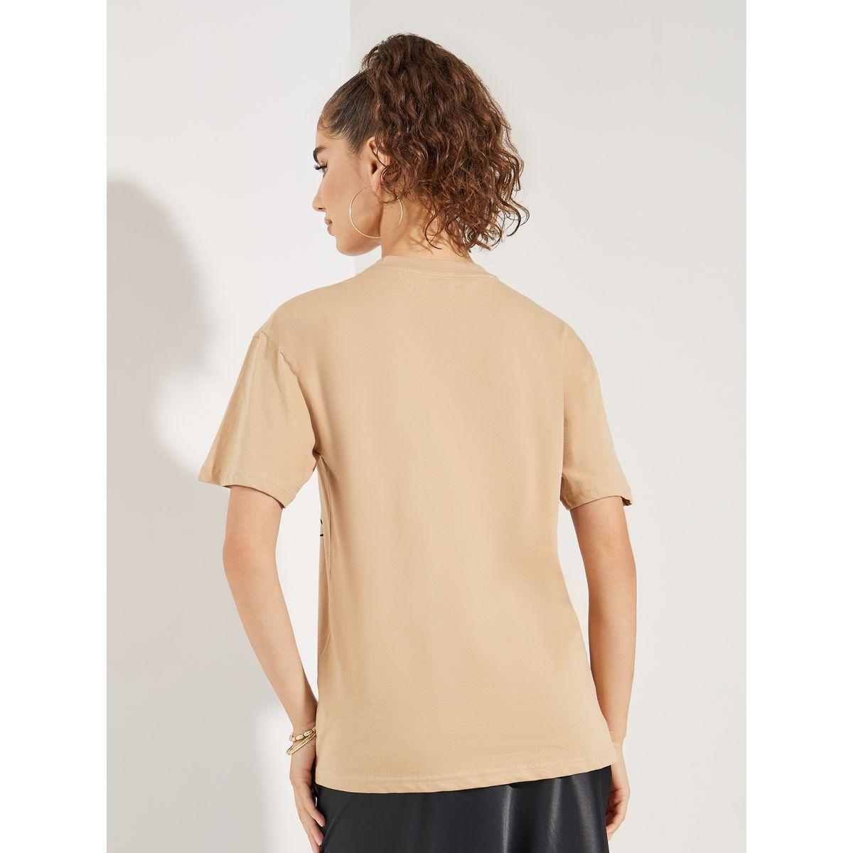 Styli Oversized Sun & Moon Graphic Drop Shoulder T-Shirt-women-clothing-tshirts-image-5