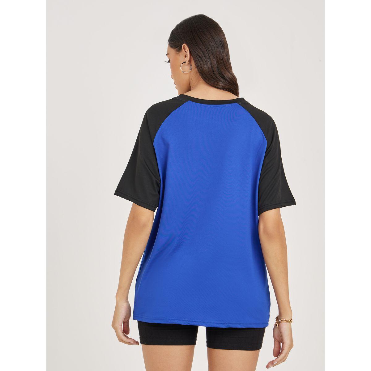 تيشيرت فضفاض بنمط كتل الالوان-women-clothing-tshirts-image-4