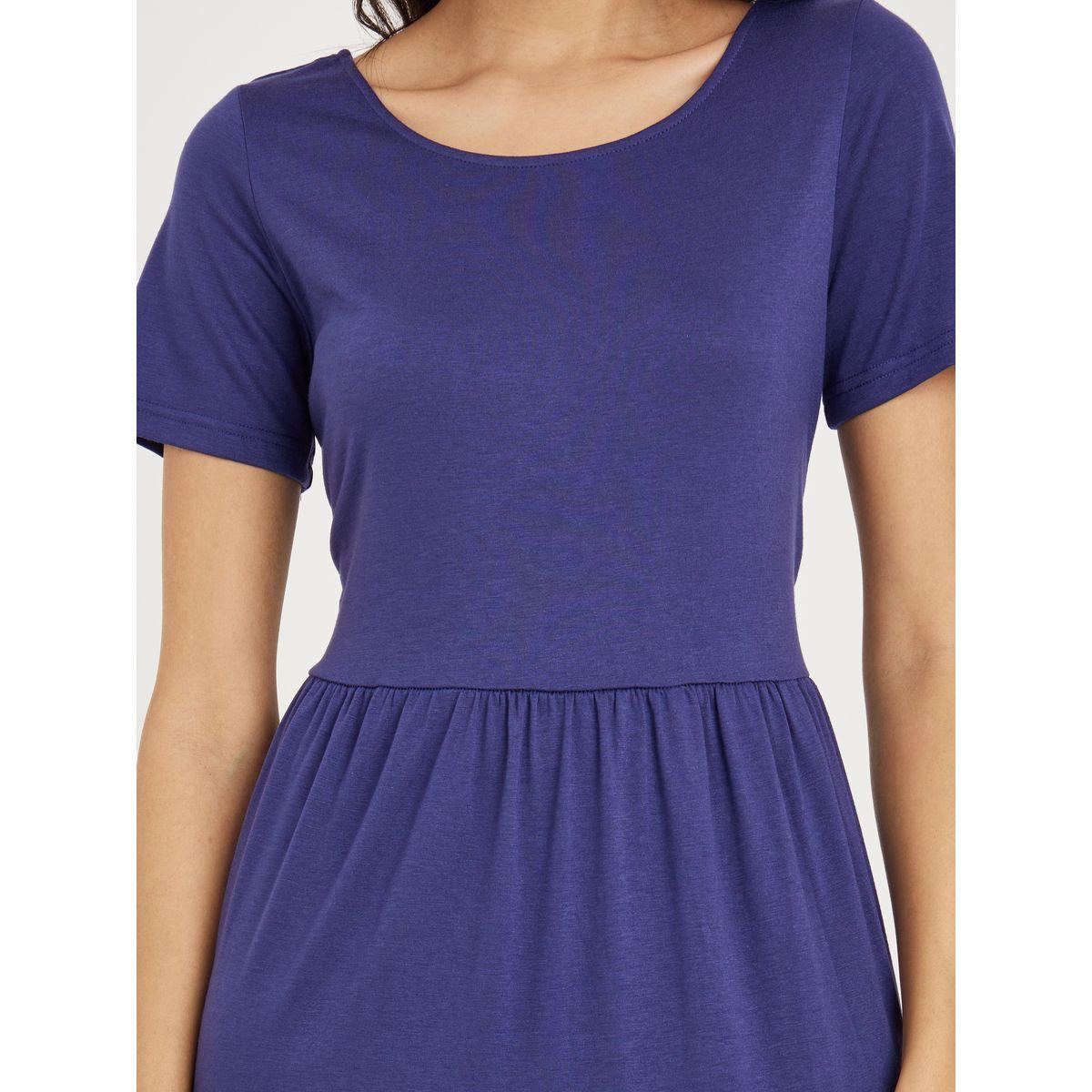 Styli Crossback Detail Tiered Knee Length Dress-women-clothing-dresses-image-3