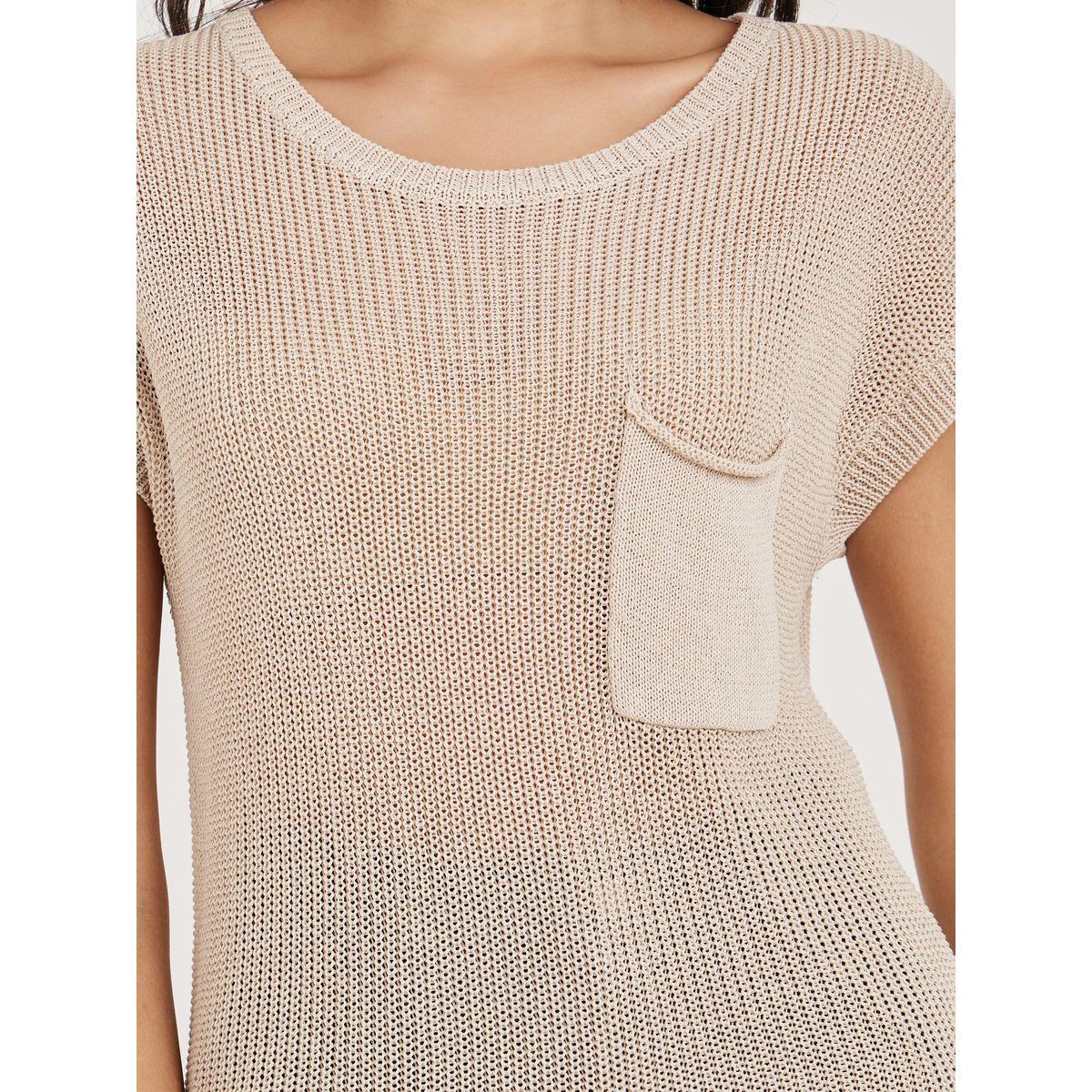 Styli Batwing Sleeve Knit Top with Pocket Detail-women-clothing-shirtsandblouses-blouses-image-4