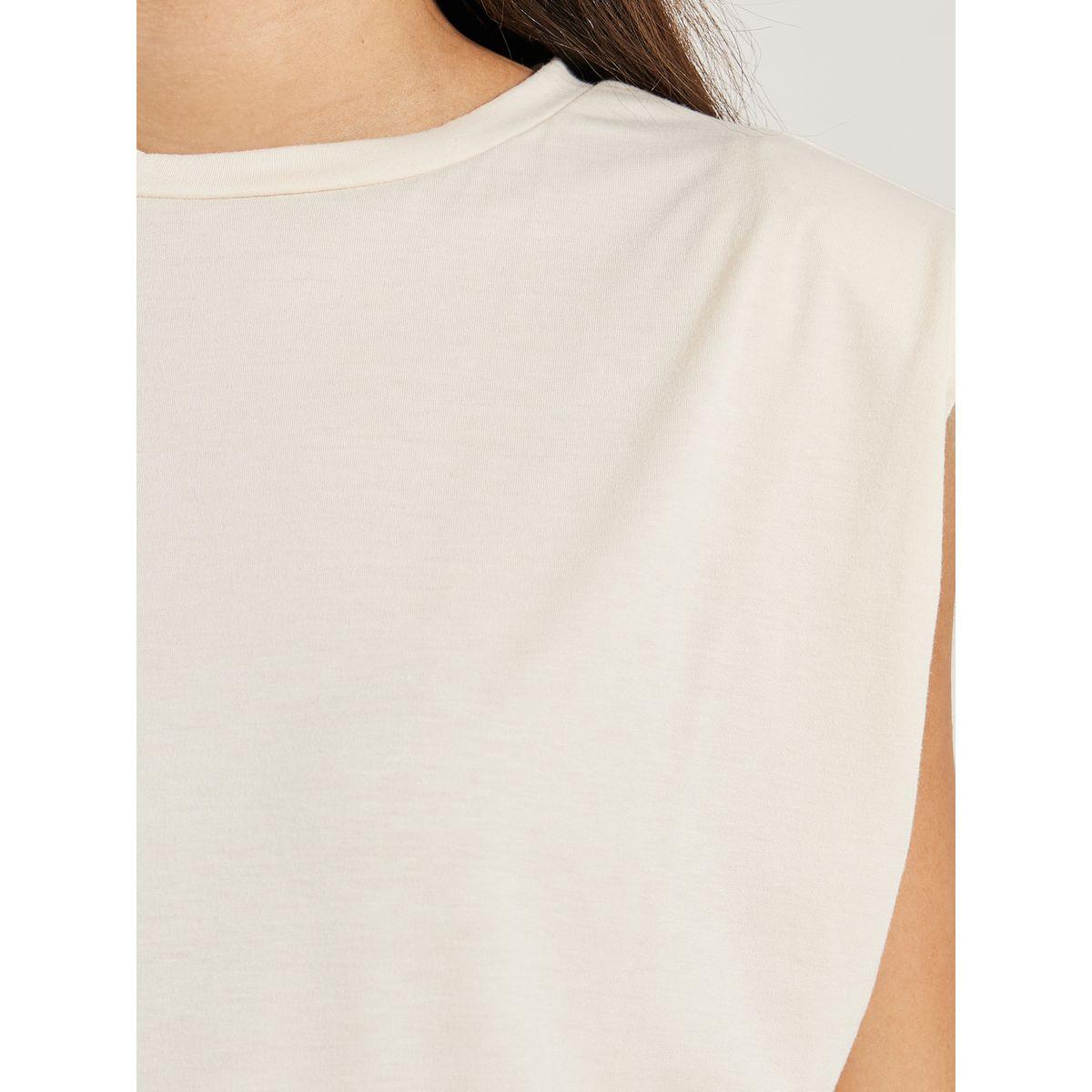 تيشيرت بوكسي بياقة دائرية واكتاف مبطنة-women-clothing-tshirts-image-4
