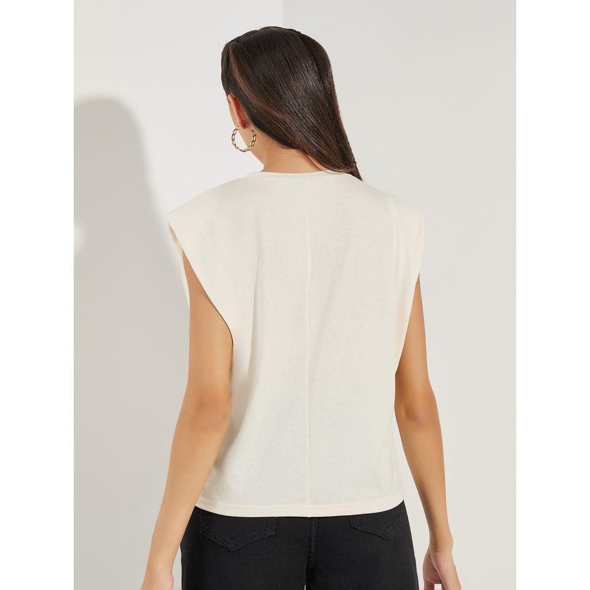 تيشيرت بوكسي بياقة دائرية واكتاف مبطنة-women-clothing-tshirts-image-6