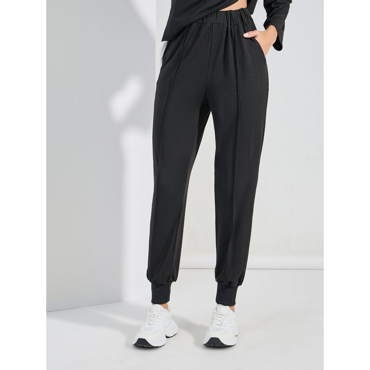 طقم منسق من ليقنز مع تيشيرت فضفاض-women-clothing-coordsets-image-4