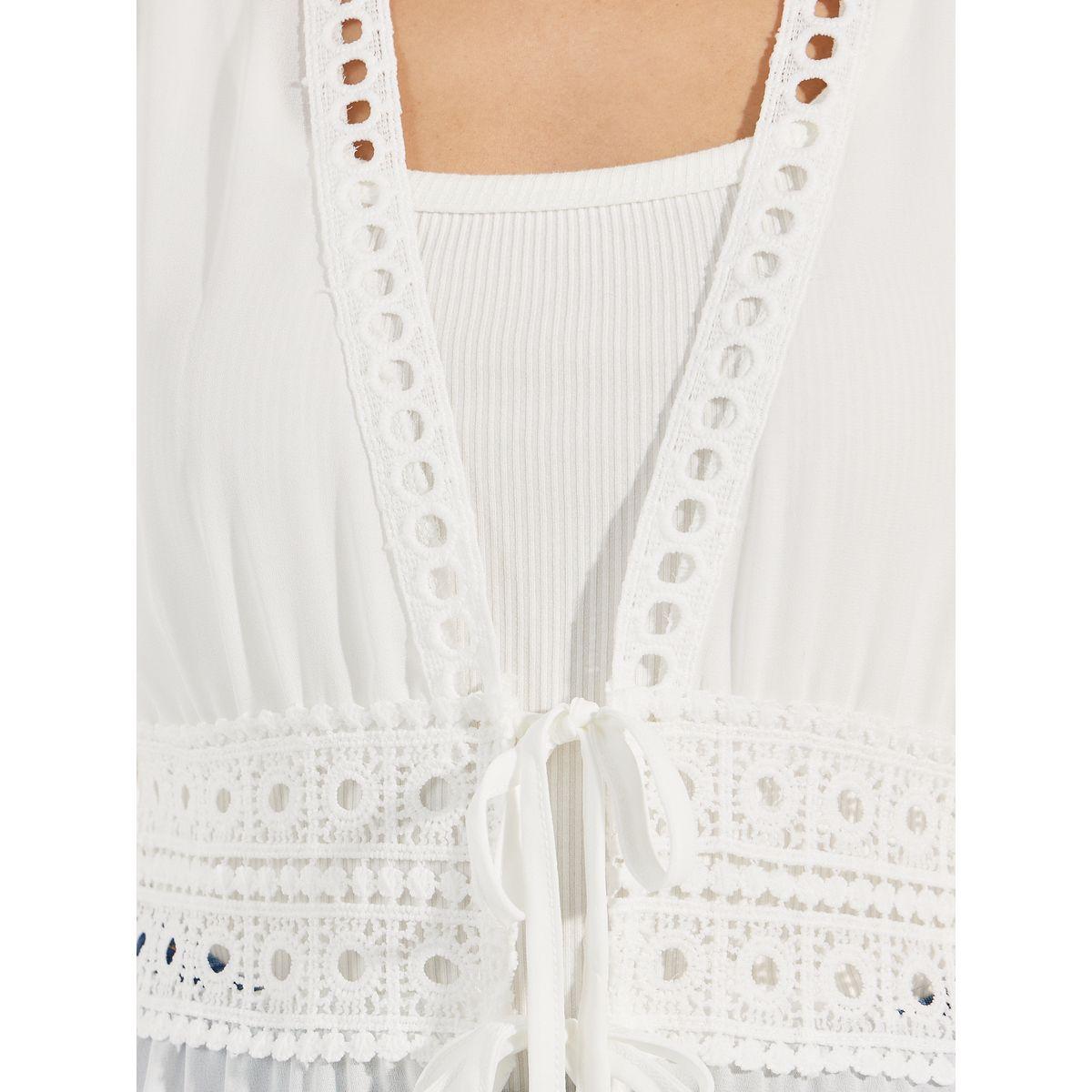 كيمونو ميدي بتفاصيل دانتيل مع اربطة-women-clothing-shirtsandblouses-shirts-image-3