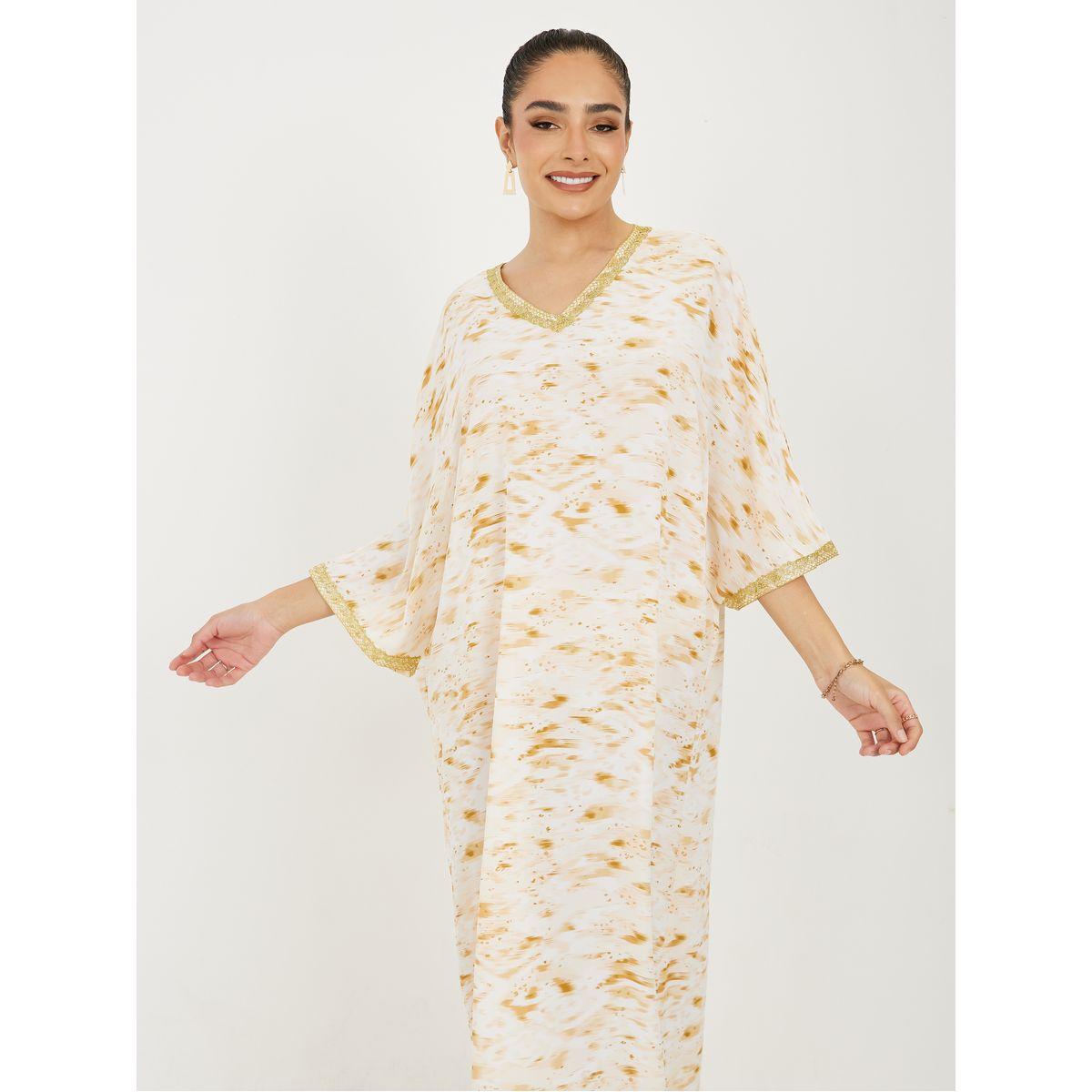 Styli Embroidery Detailed AOP Shift Maxi Dress-women-clothing-dresses-image-2