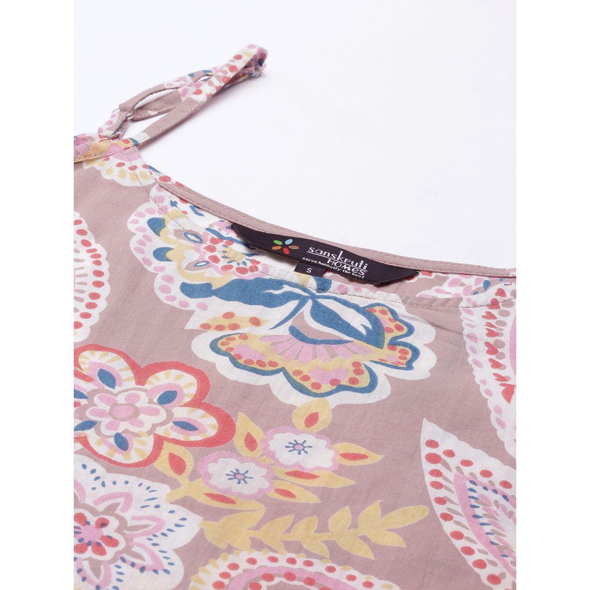مجموعة من 3 - بنطال بيجاما وكامي مع روب سانسكريتي هومز × ستايلي-women-clothing-nightwear-pyjamas-longsets-image-5