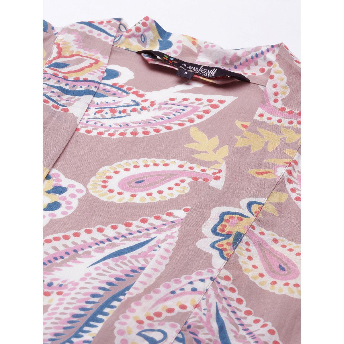 مجموعة من 3 - بنطال بيجاما وكامي مع روب سانسكريتي هومز × ستايلي-women-clothing-nightwear-pyjamas-longsets-image-6